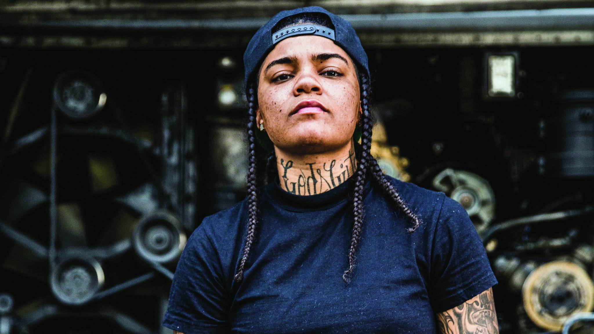 Young M.A, Rising artist, Cool wallpapers, Trending vibes, 2050x1160 HD Desktop