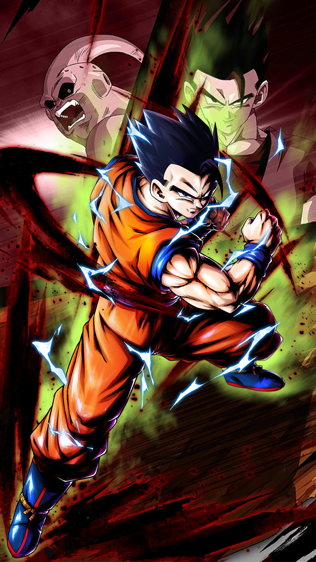 Gohan, Anime protagonist, Dragon Ball Z, Majin Boo, 1080x1920 Full HD Phone