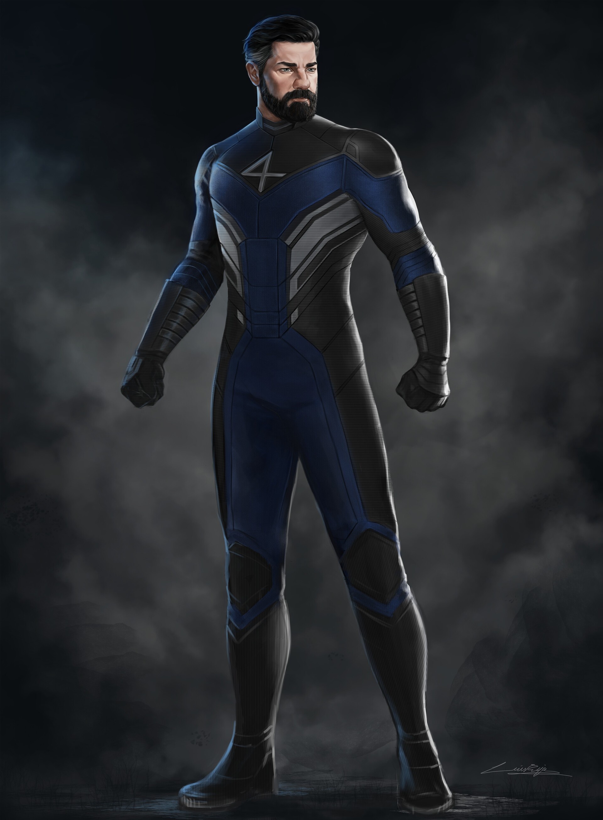 Mr. Fantastic, Artstation, MCU Concept, 1920x2610 HD Phone