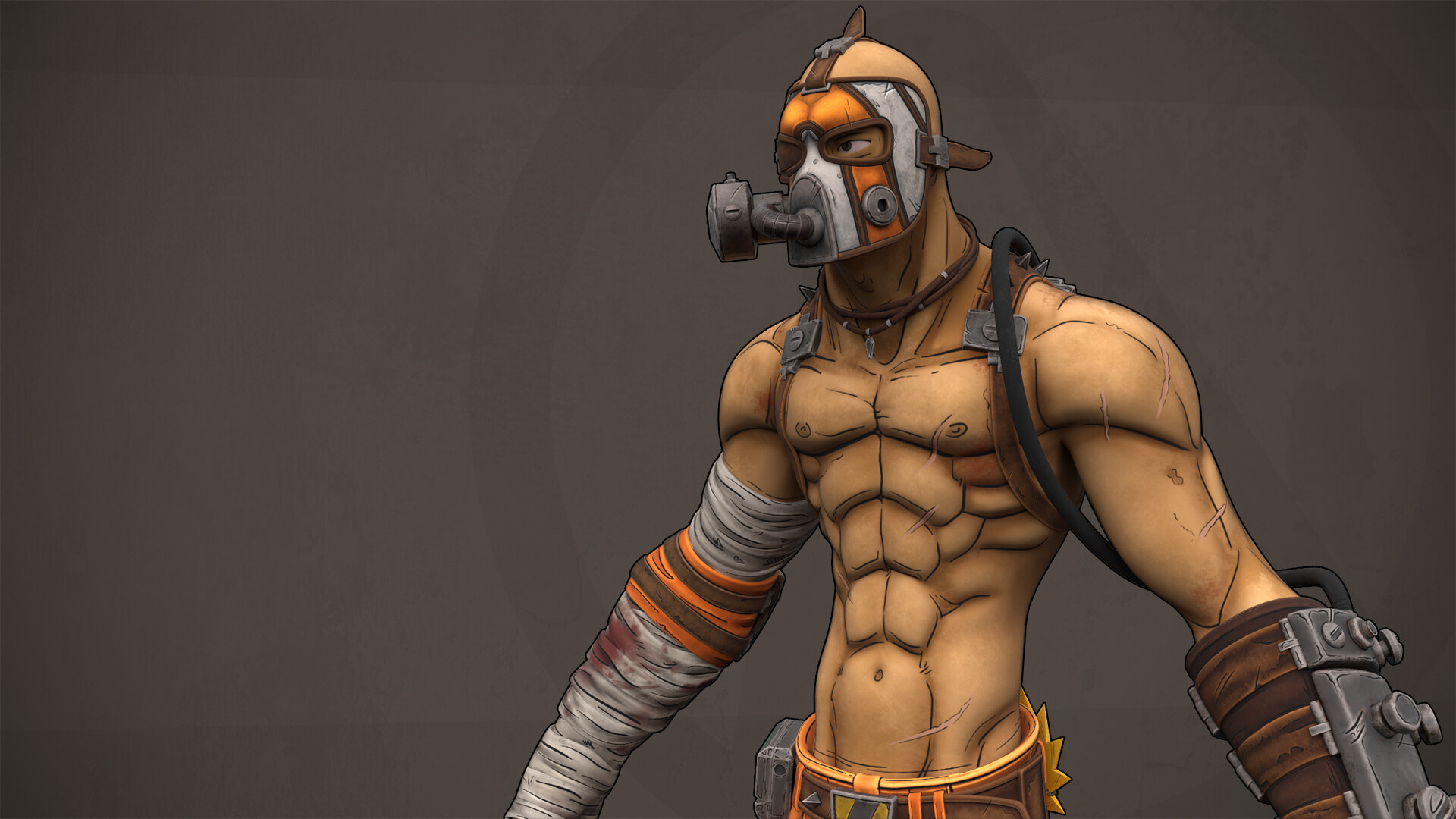 Krieg modeling, Borderlands 2 art, Immersive gaming world, 1920x1080 Full HD Desktop