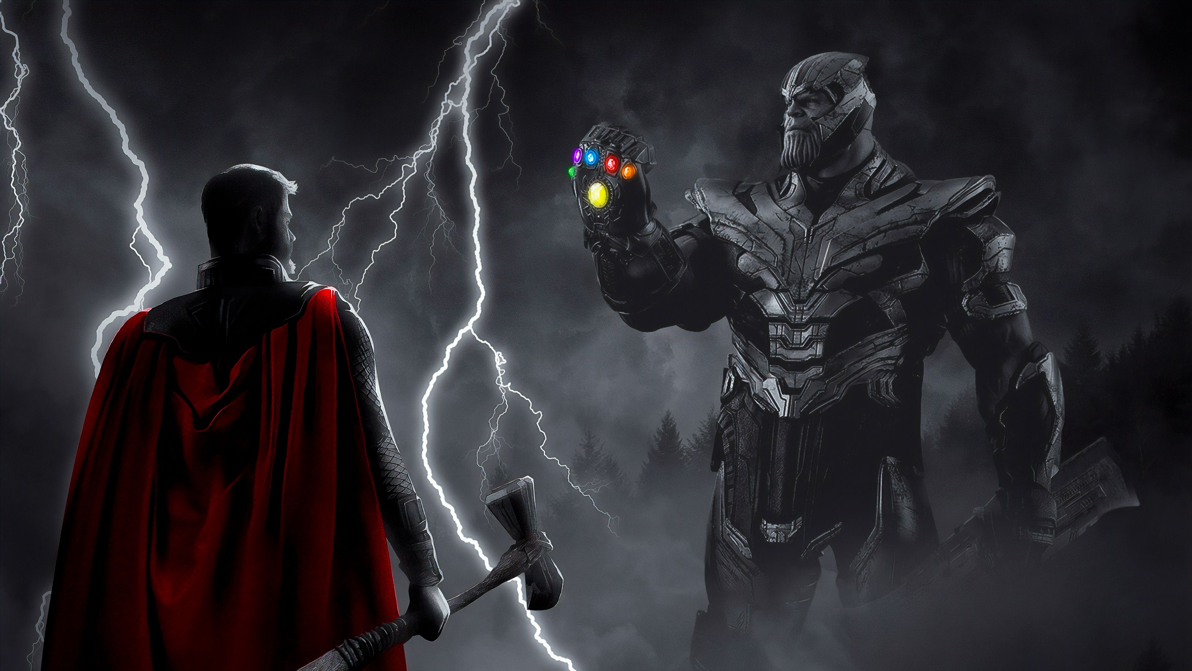 Thanos, Thor Wallpaper, 3840x2160 4K Desktop