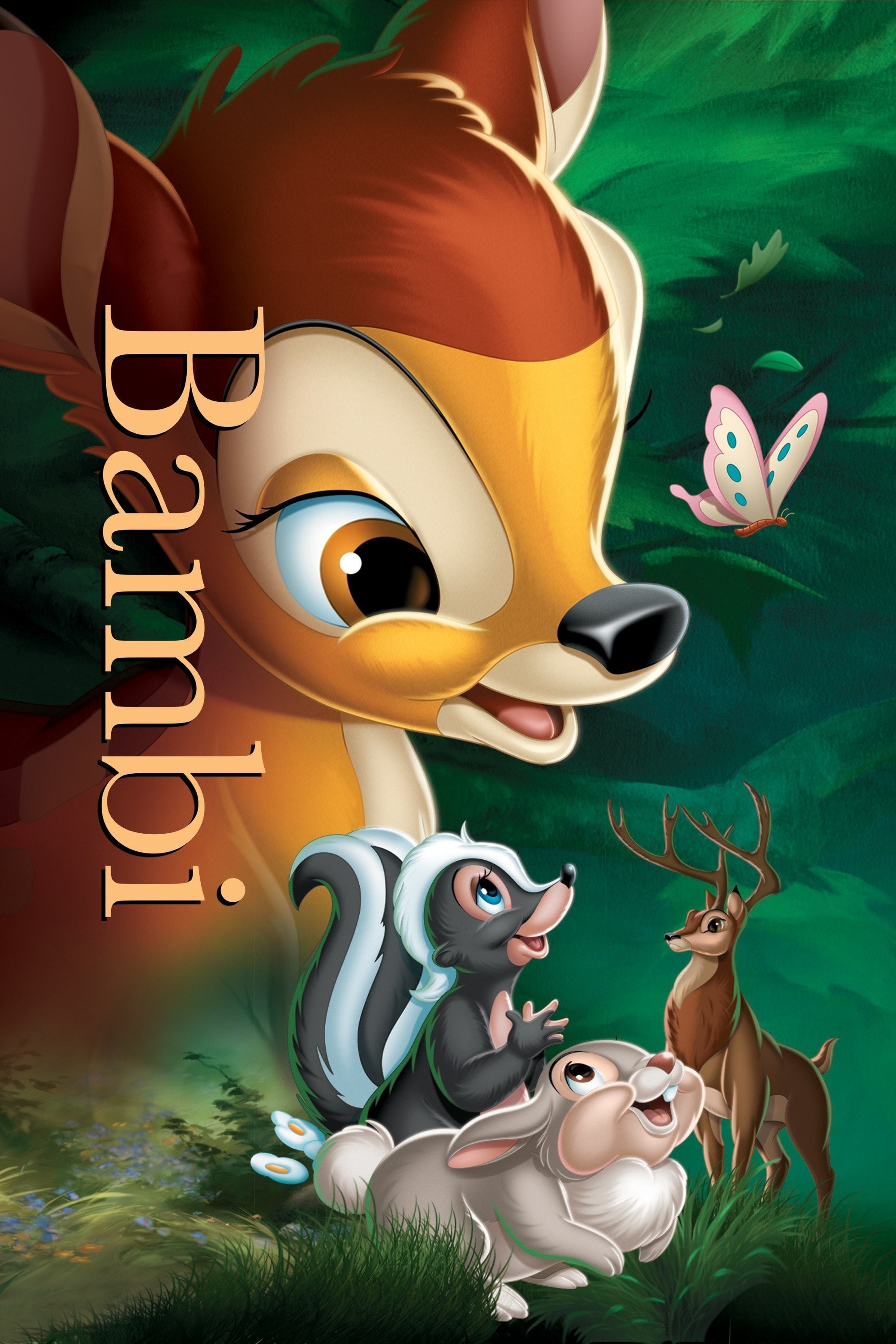 Bambi 1942 posters, The Movie Database, Film collection, Vintage art, 2000x3000 HD Phone