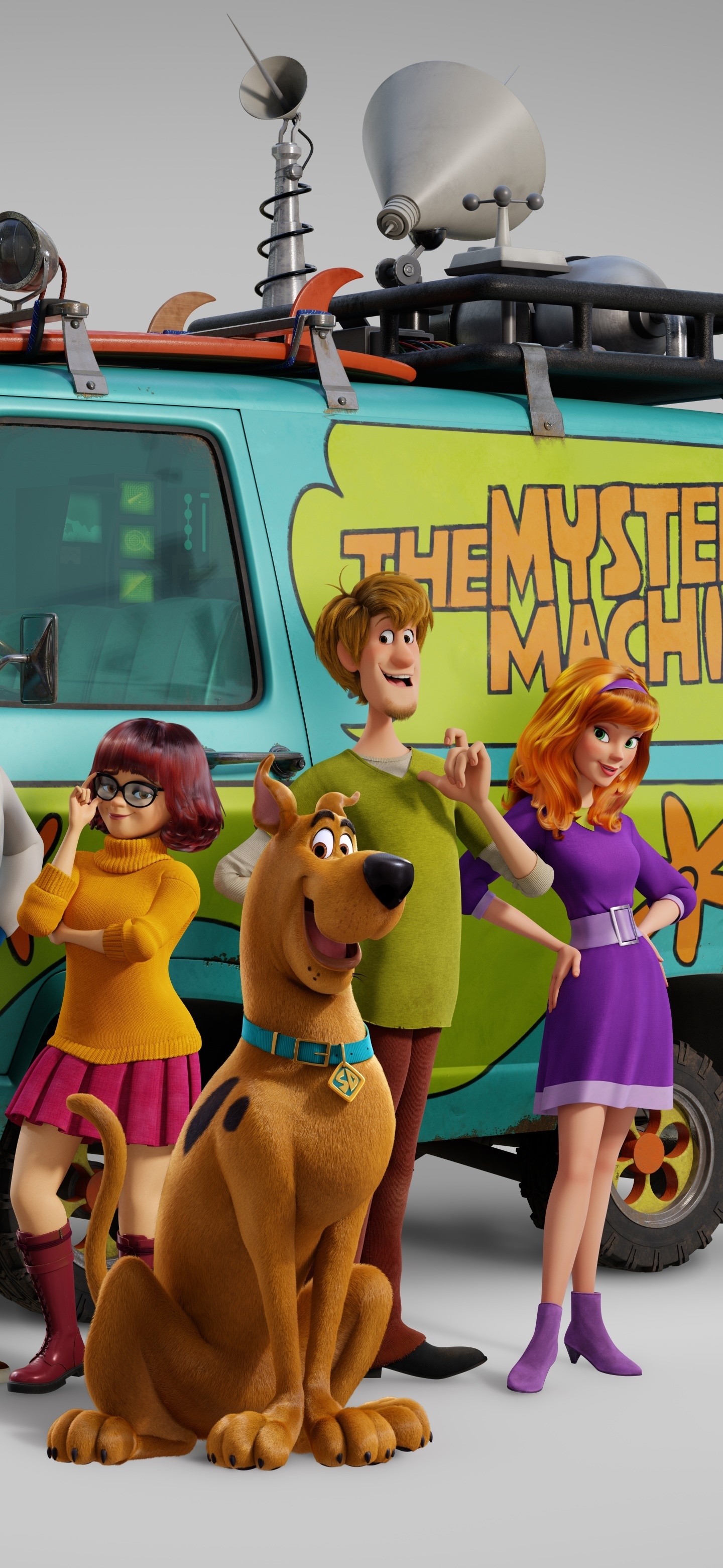 Scooby-Doo, The Mystery Machine, Shaggy Rogers, Velma Dinkley, Daphne Blake, HD Phone wallpaper