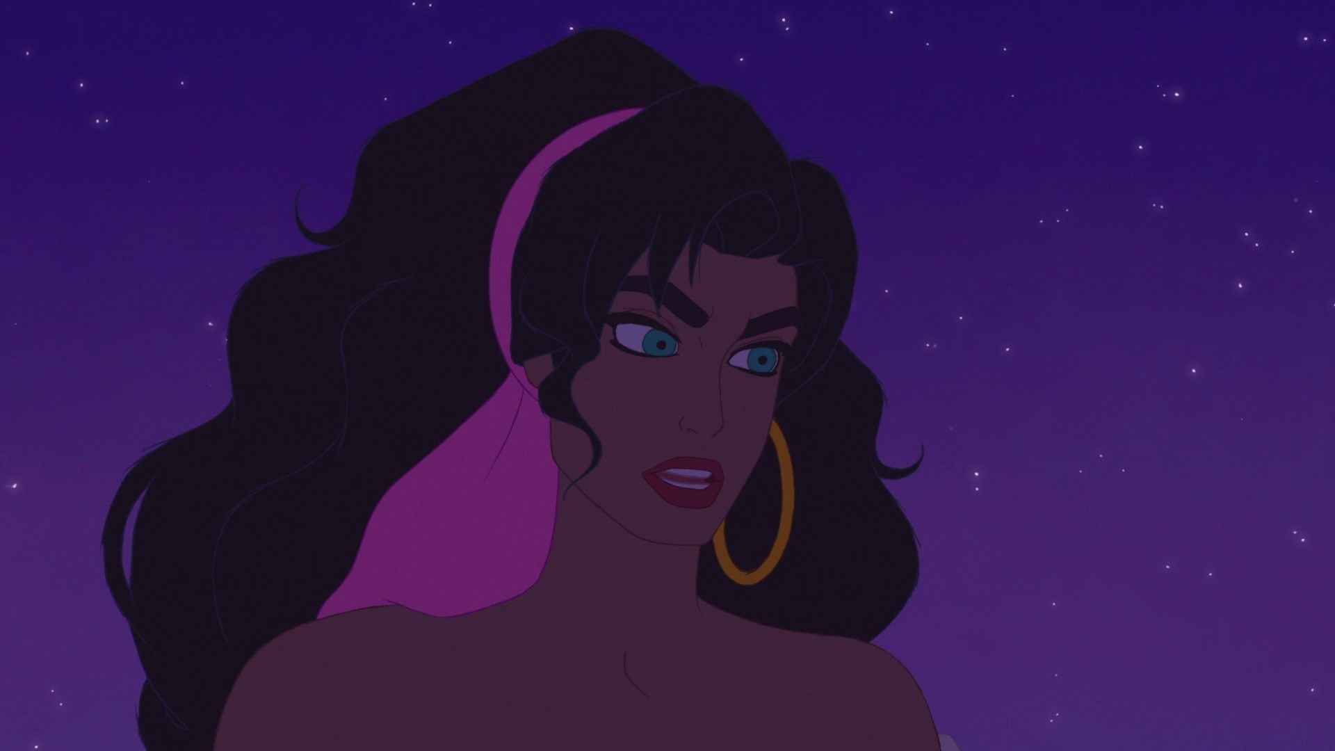 Esmeralda, Hunchback of Notre Dame, Animation, Disney art, 1920x1080 Full HD Desktop