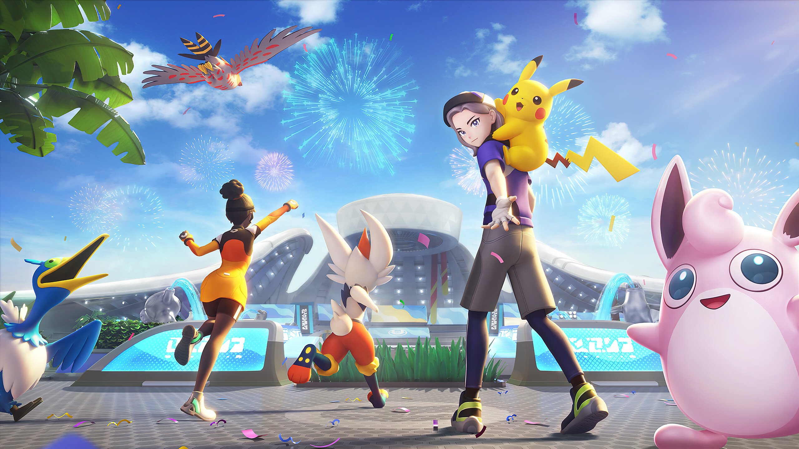 Pokmon Unite, Mobile gaming, Pikachu wallpapers, Action-packed, 2560x1440 HD Desktop