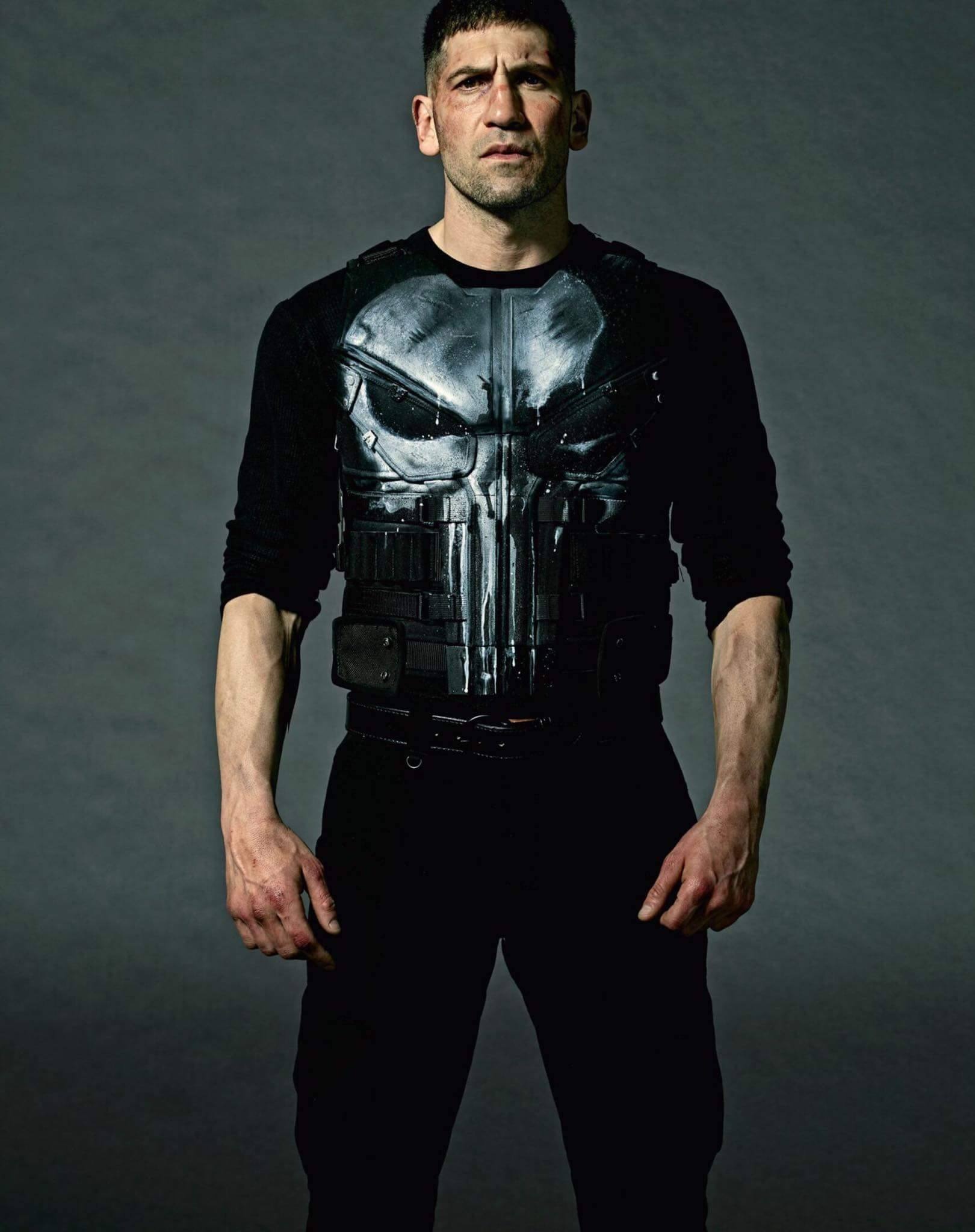 Jon Bernthal as Frank Castle, Punisher skull tactical vest, Marvel's The Punisher, HD Phone wallpaper