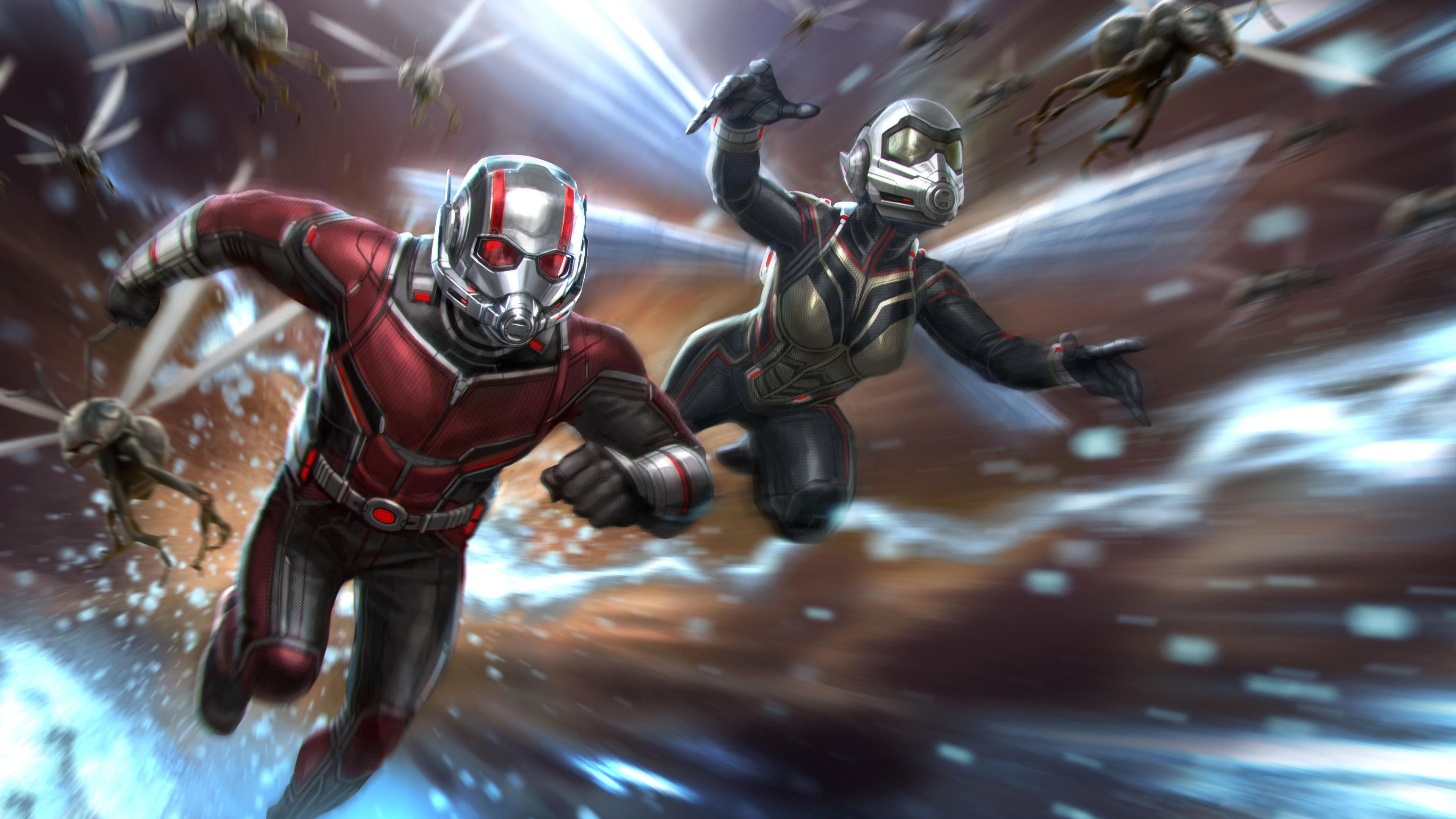 Ant-Man and the Wasp, Concept art, Marvel Studios, Marvel superheroes, 3840x2160 4K Desktop