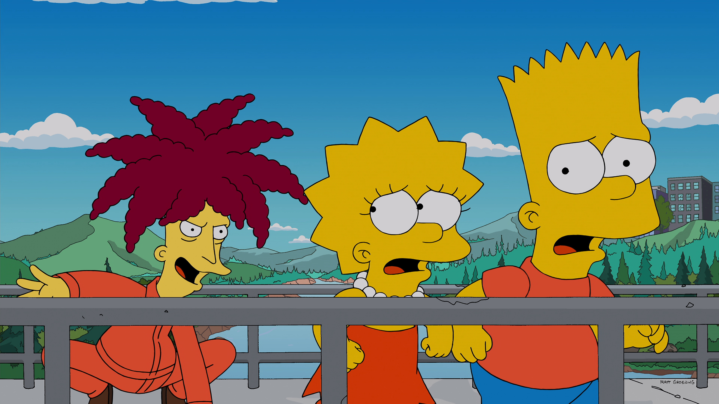 Sideshow Bob, Lisa Simpson, Bart Simpson, The Simpsons, HD Desktop wallpaper