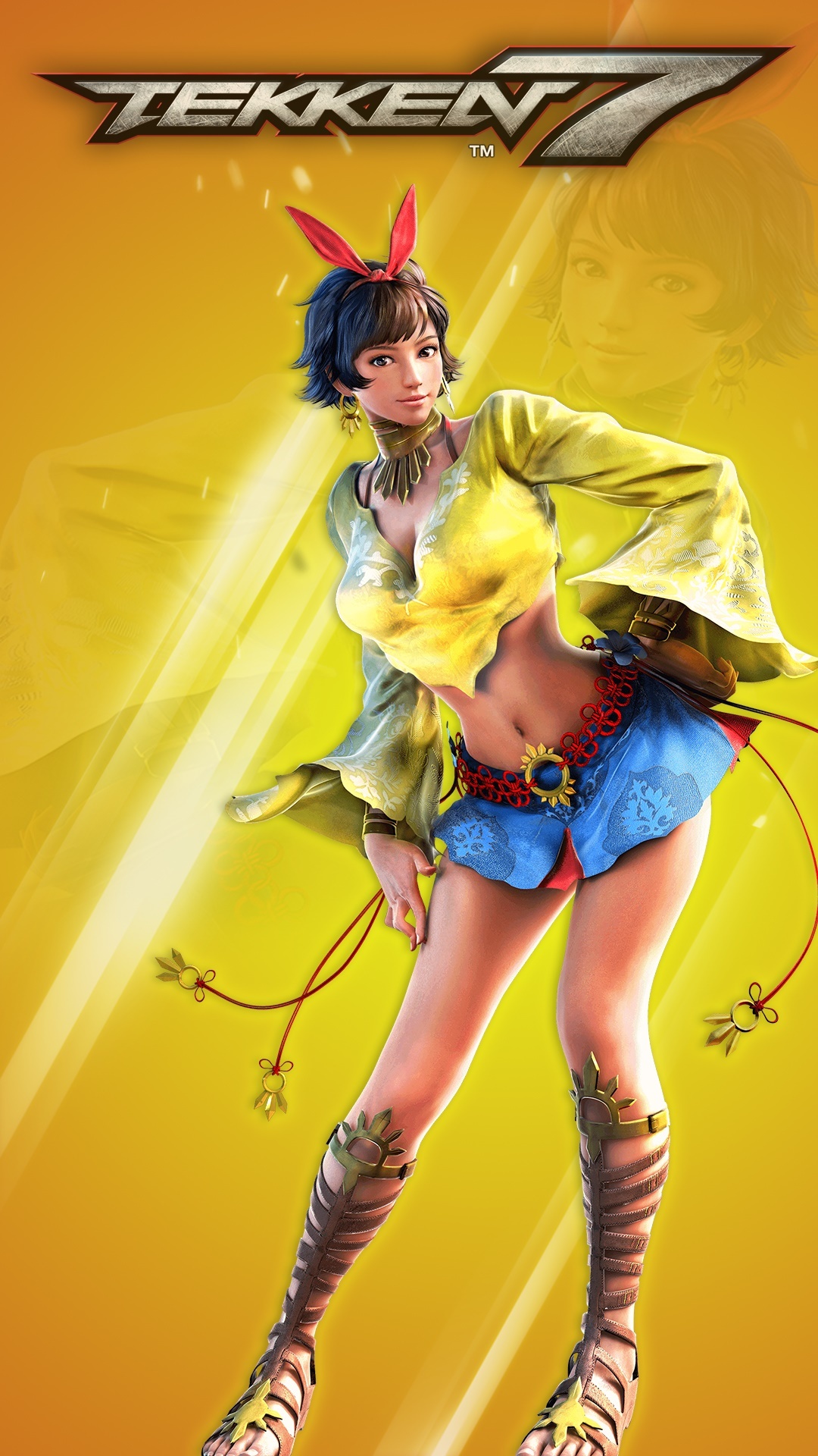 Josie Rizal, TEKKEN 7 logo, strappy gladiator sandals, Full HD Phone wallpaper