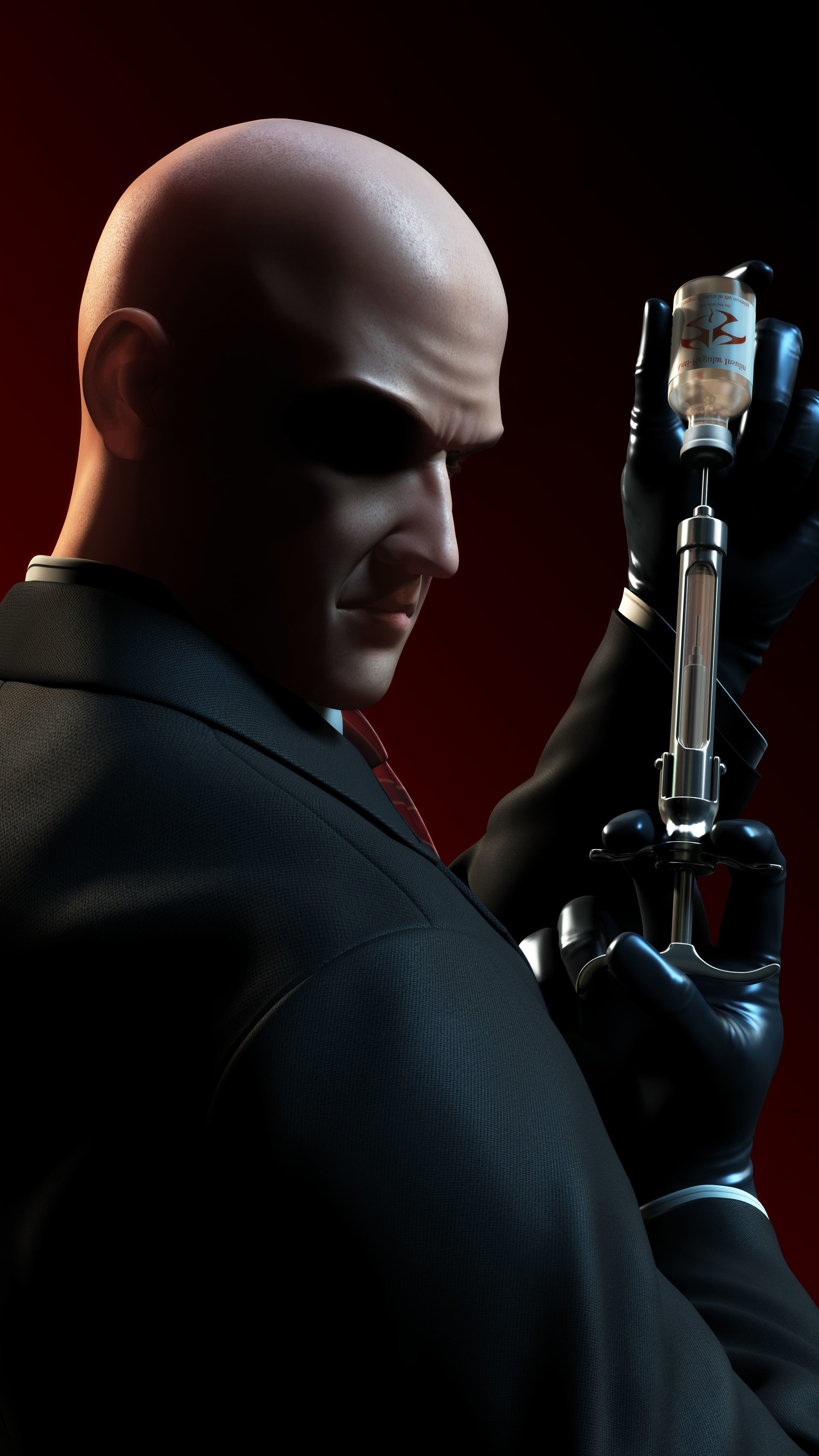 Agent 47, Hitman Logo Wallpaper, 2160x3840 4K Phone