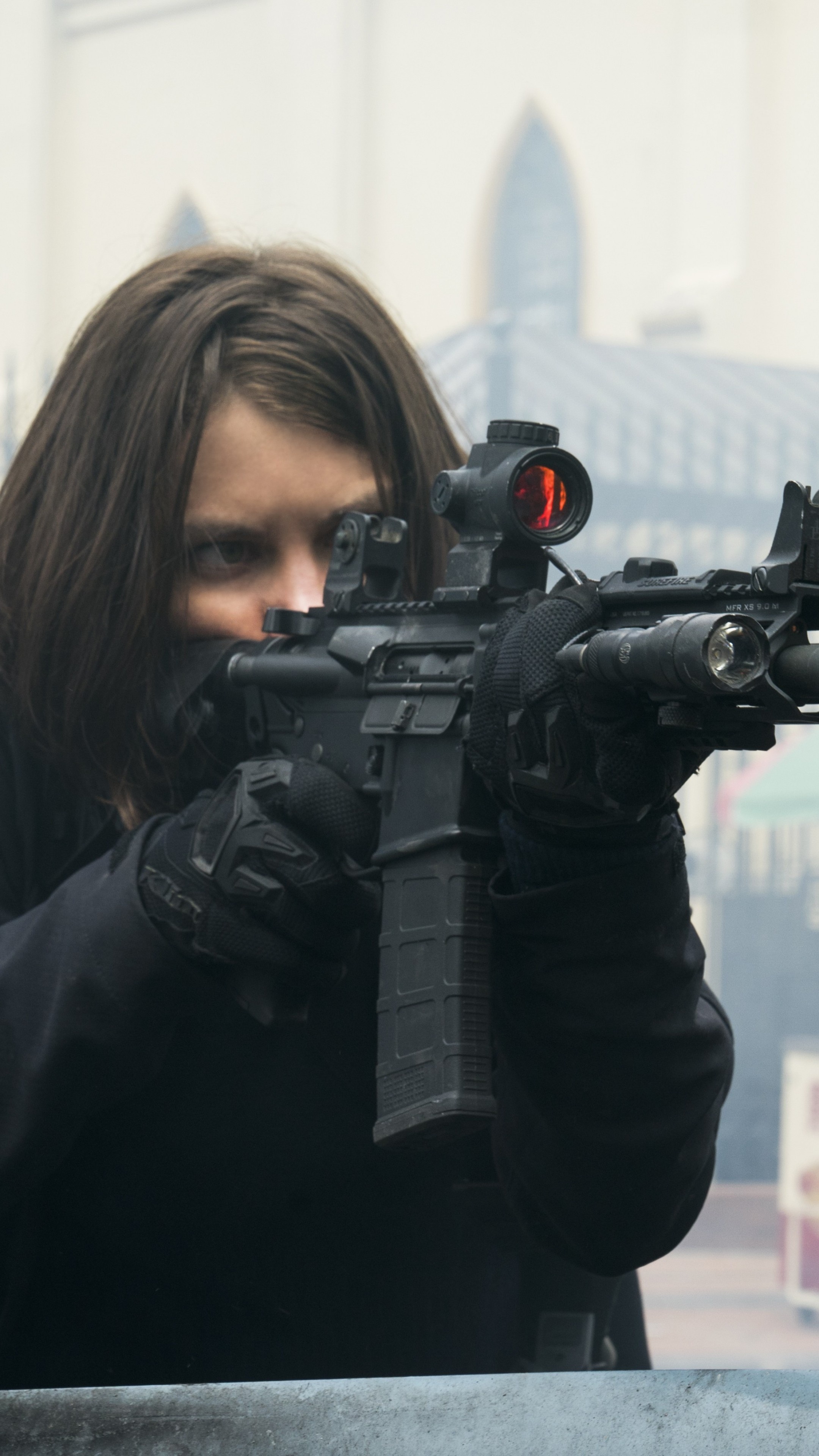 Lauren Cohan, Mile 22, Movies, Action, 2160x3840 4K Phone