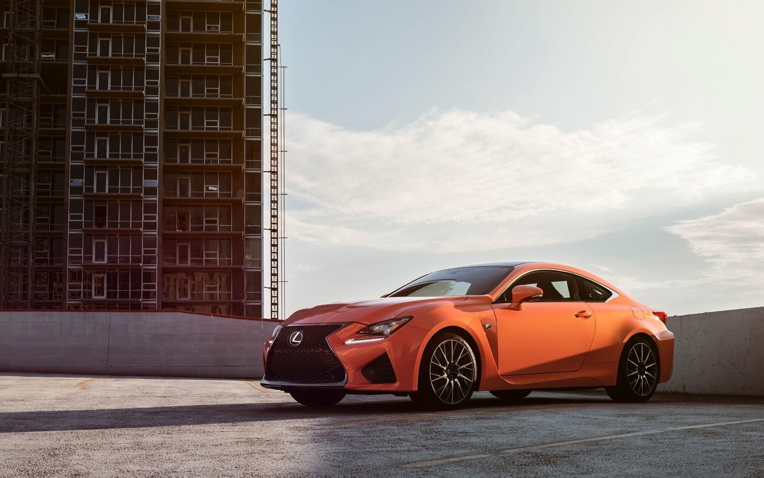 Lexus RC F, Background wallpapers, Powerful performance, Striking design, 2560x1600 HD Desktop