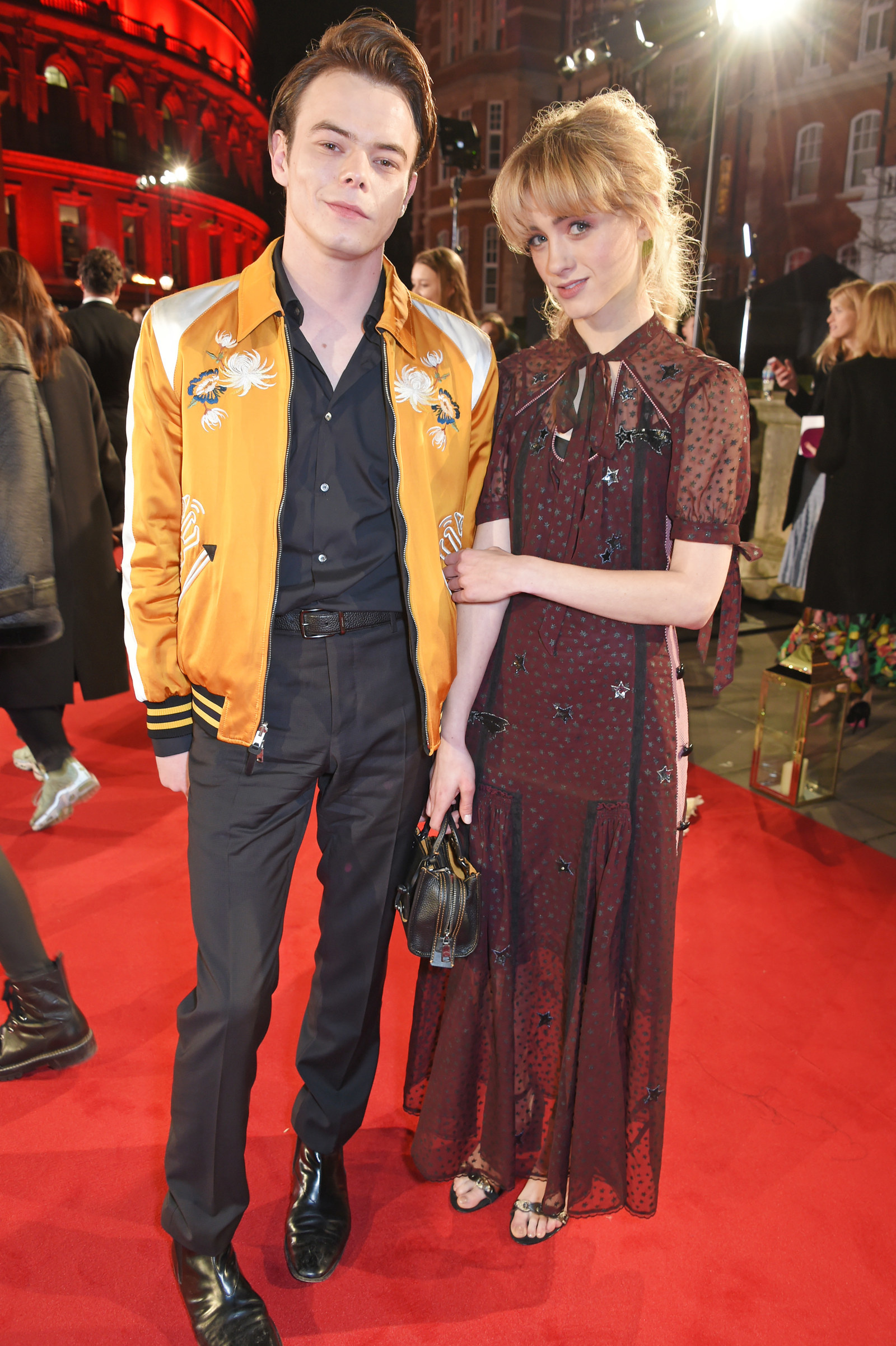 Charlie Heaton, TV shows, Natalia Dyer, Red carpet debut, 1600x2410 HD Phone