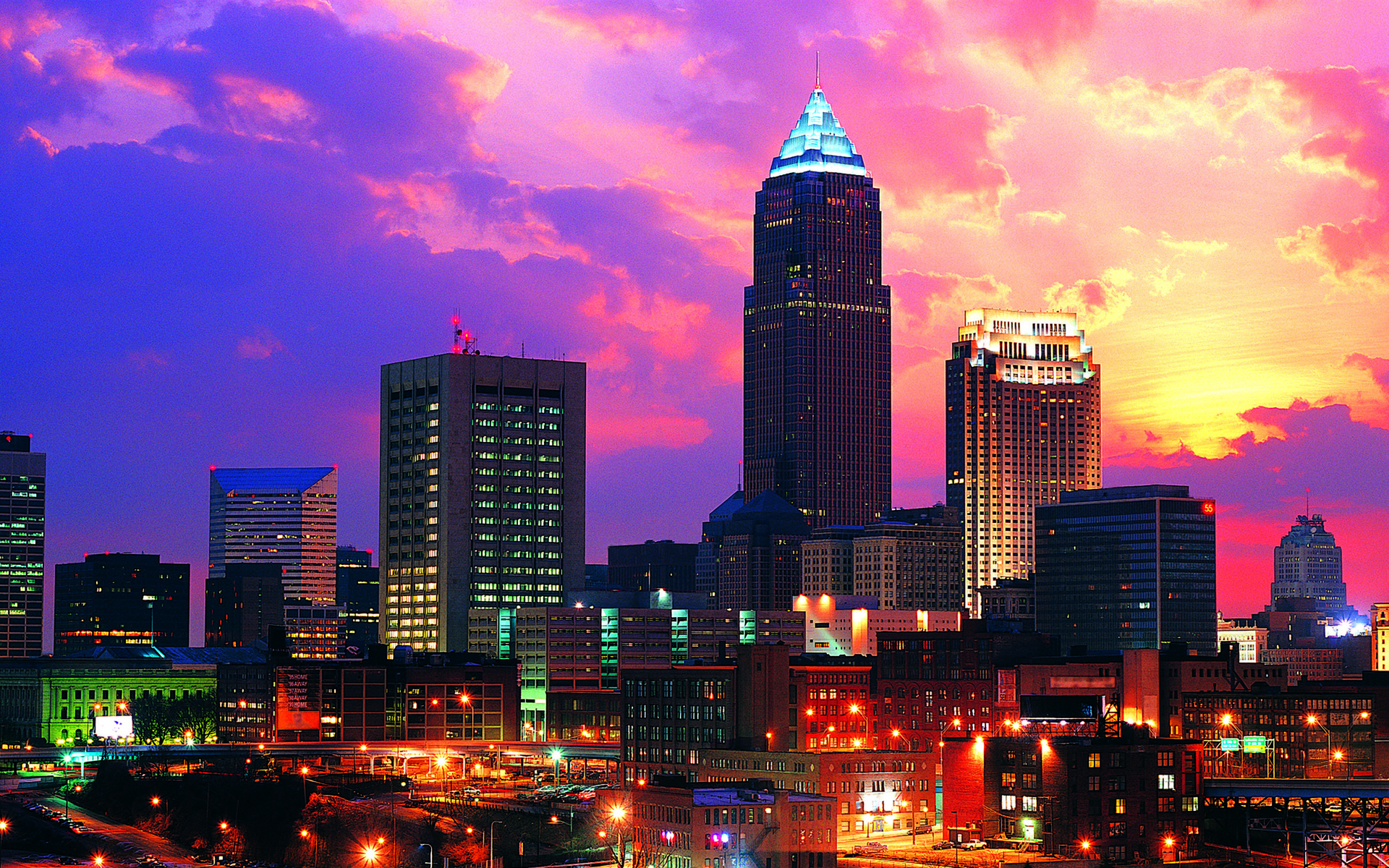 Cleveland travels, Desktop wallpaper, Cityscape view, Landmarks, 1920x1200 HD Desktop