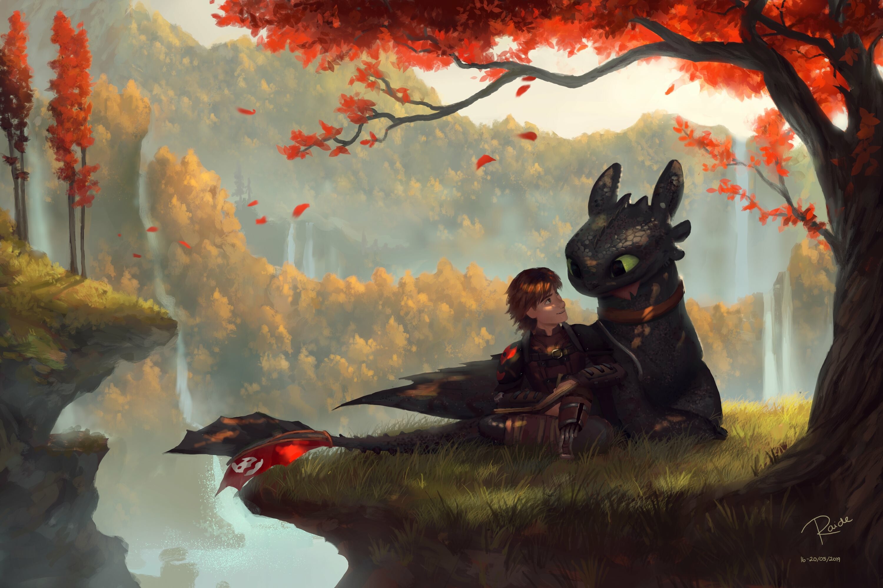 Toothless Desktop Wallpaper 4k