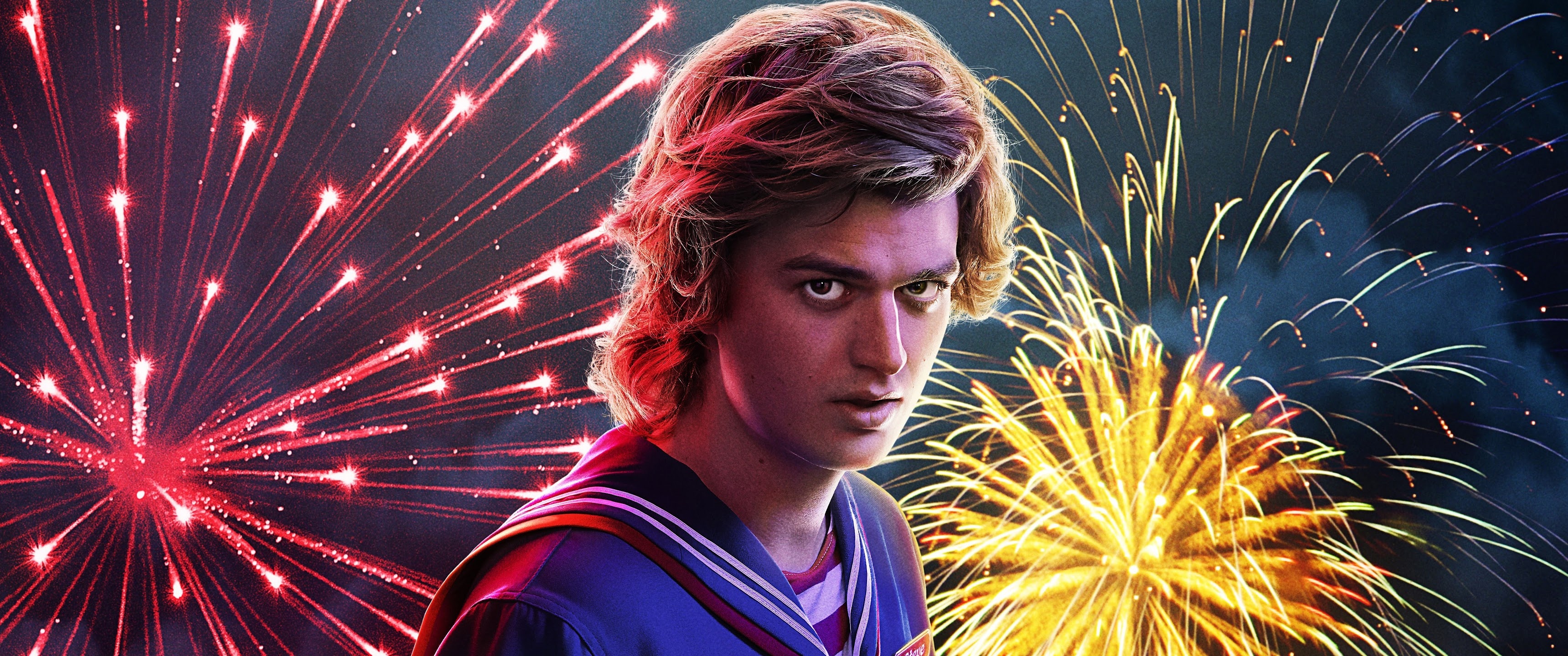 Joe Keery, TV Shows, Stranger Things season 3, 3440x1440 Dual Screen Desktop