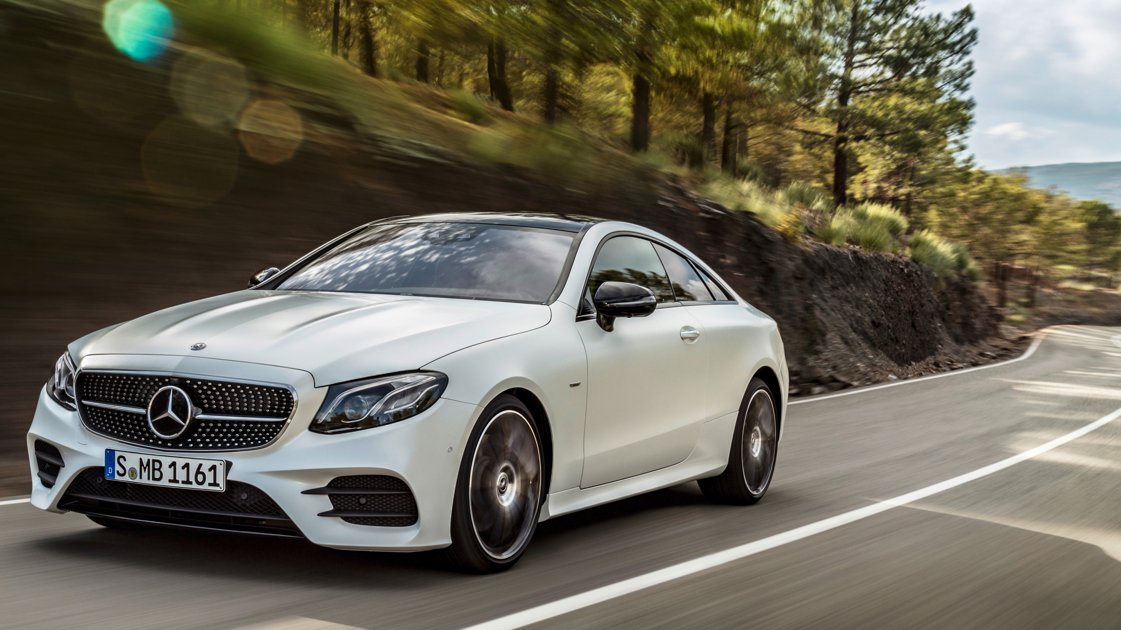 Mercedes-Benz E-Class, Auto sophistication, Coupe edition, Ultra HD wallpapers, 3840x2160 4K Desktop