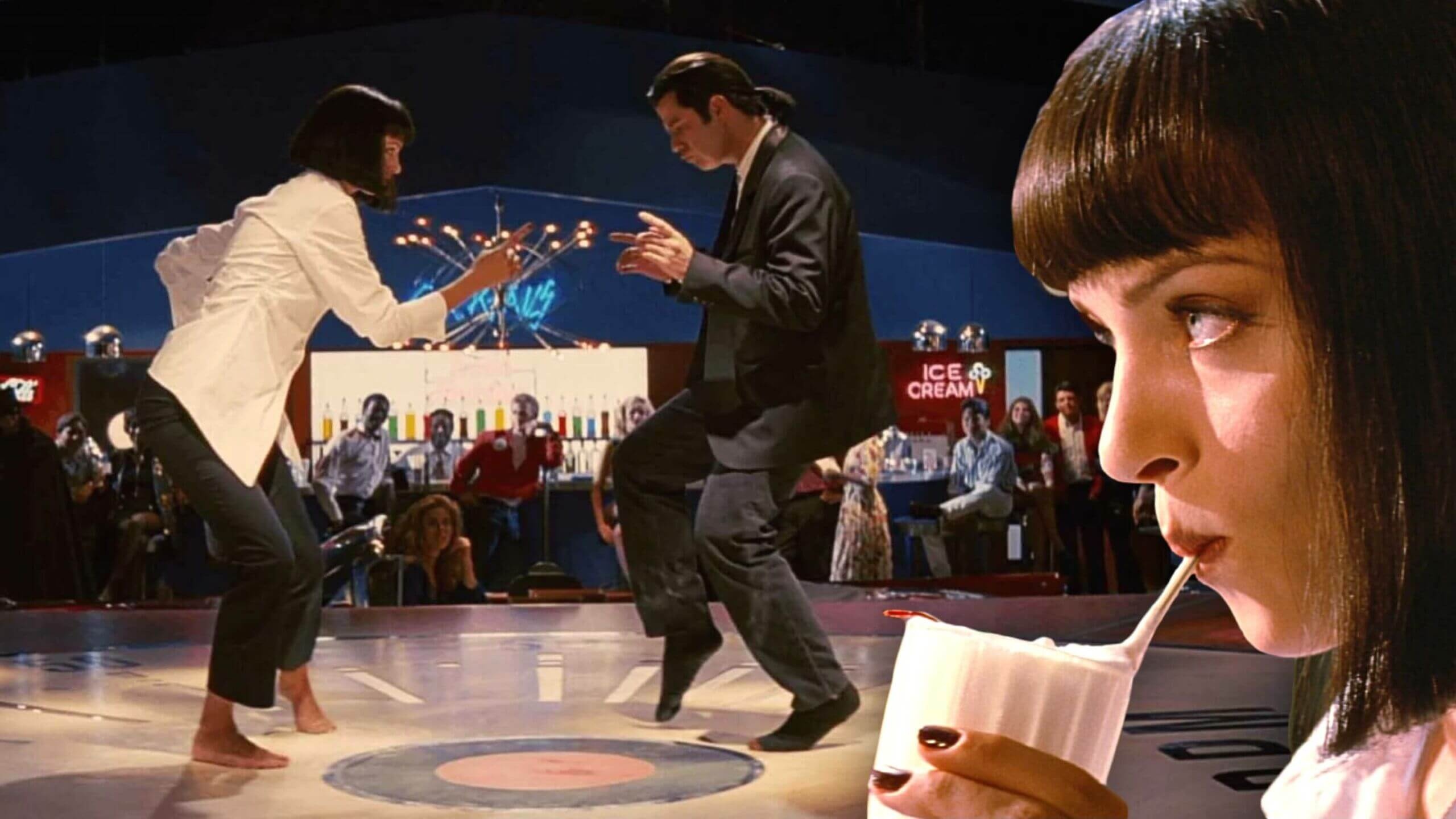 Pulp Fiction, Twist Dance Wallpaper, 2560x1440 HD Desktop