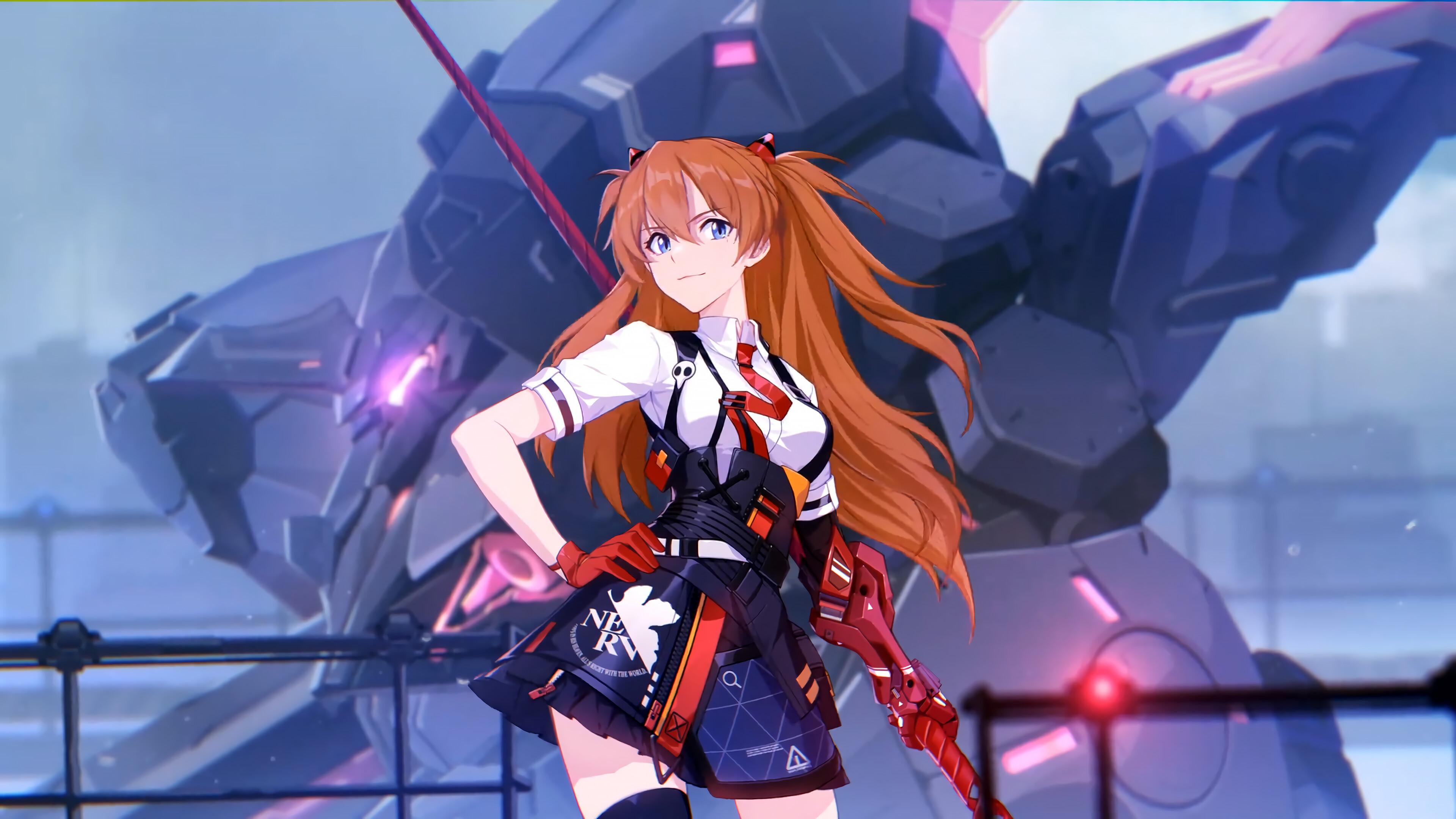 Asuka Langley, Neon Genesis Evangelion Wallpaper, 3840x2160 4K Desktop