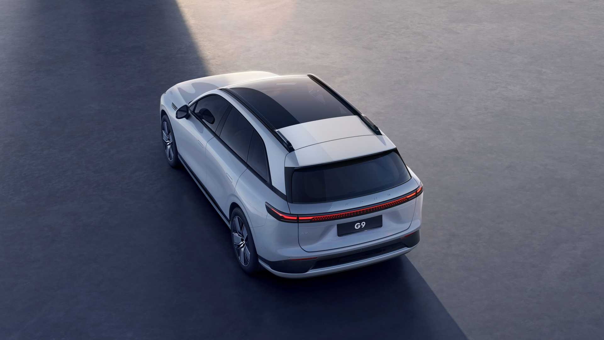 Top View, XPeng G9 SUV Wallpaper, 1920x1080 Full HD Desktop