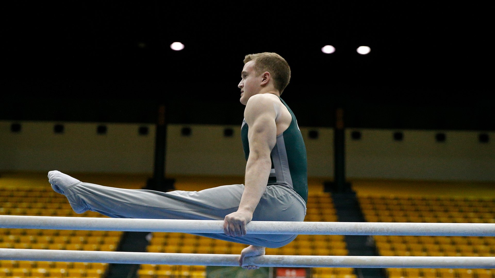 USA gymnastics, Collegiate national champion, Parallel bars, William & Mary athletics, 1920x1080 Full HD Desktop