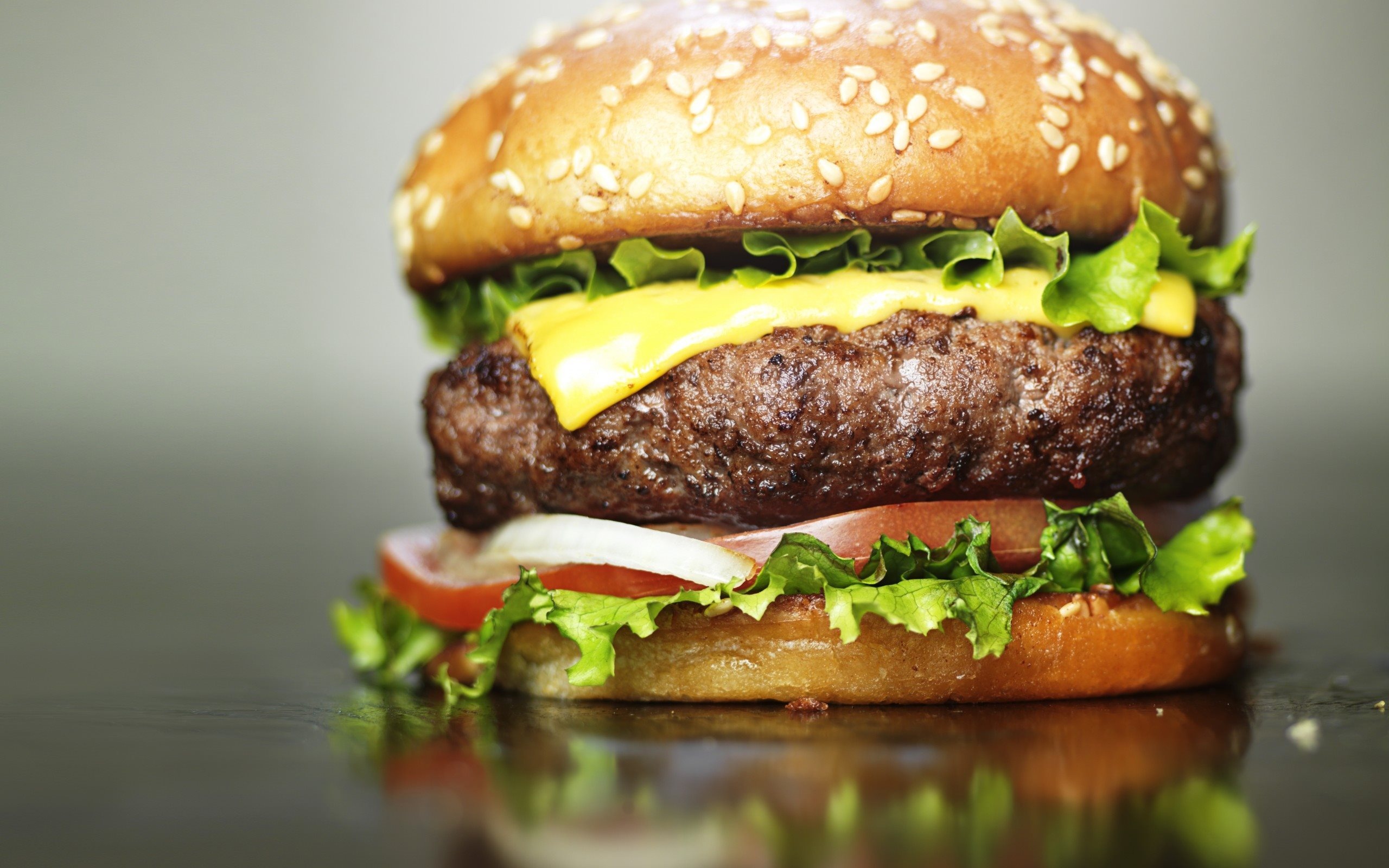 Hamburger wallpaper, High-quality visuals, Cheeseburger sandwich, Desktop, 2560x1600 HD Desktop