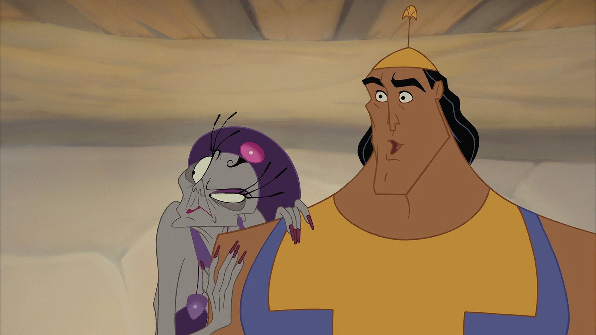 Yzma and Kronk's dynamic, Cartoon villains, Memorable characters, Animated charm, 1920x1080 Full HD Desktop