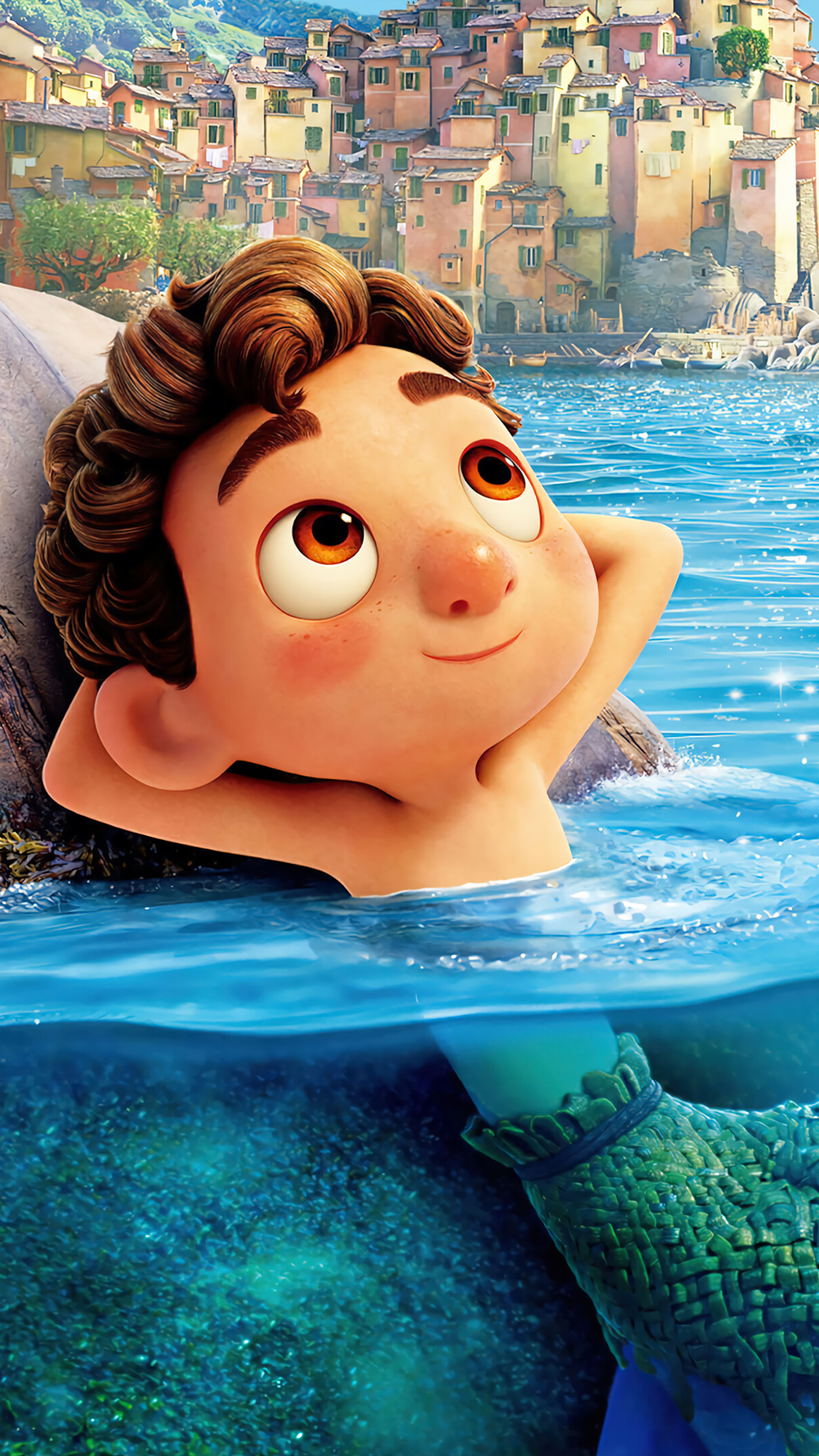 Luca cartoon, 2021 wallpapers, 36, Dual screen, 2160x3840 4K Phone