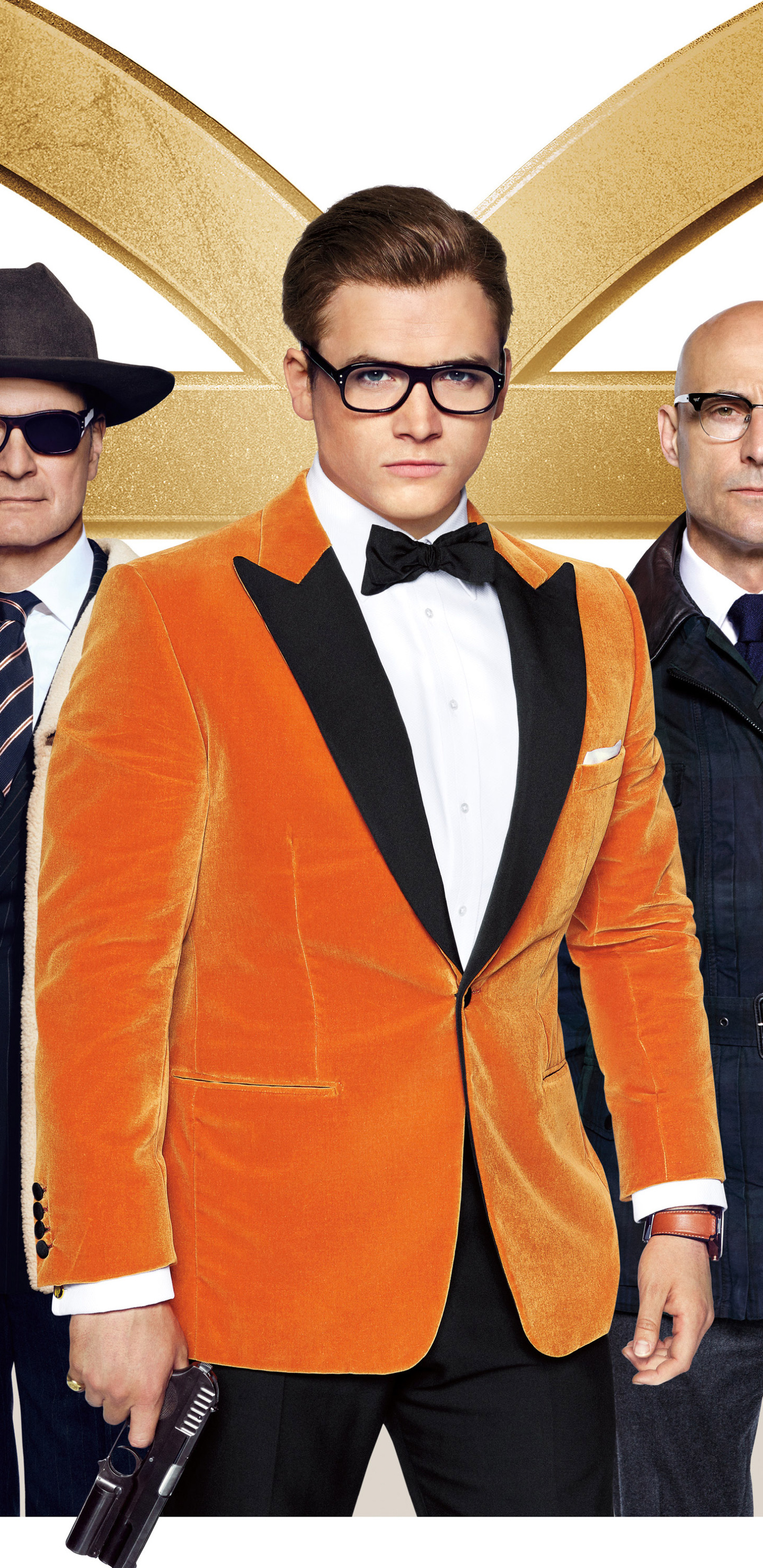 Kingsman: The Golden Circle, British spy organization, Thrilling sequel, Epic spy adventure, 1440x2960 HD Phone