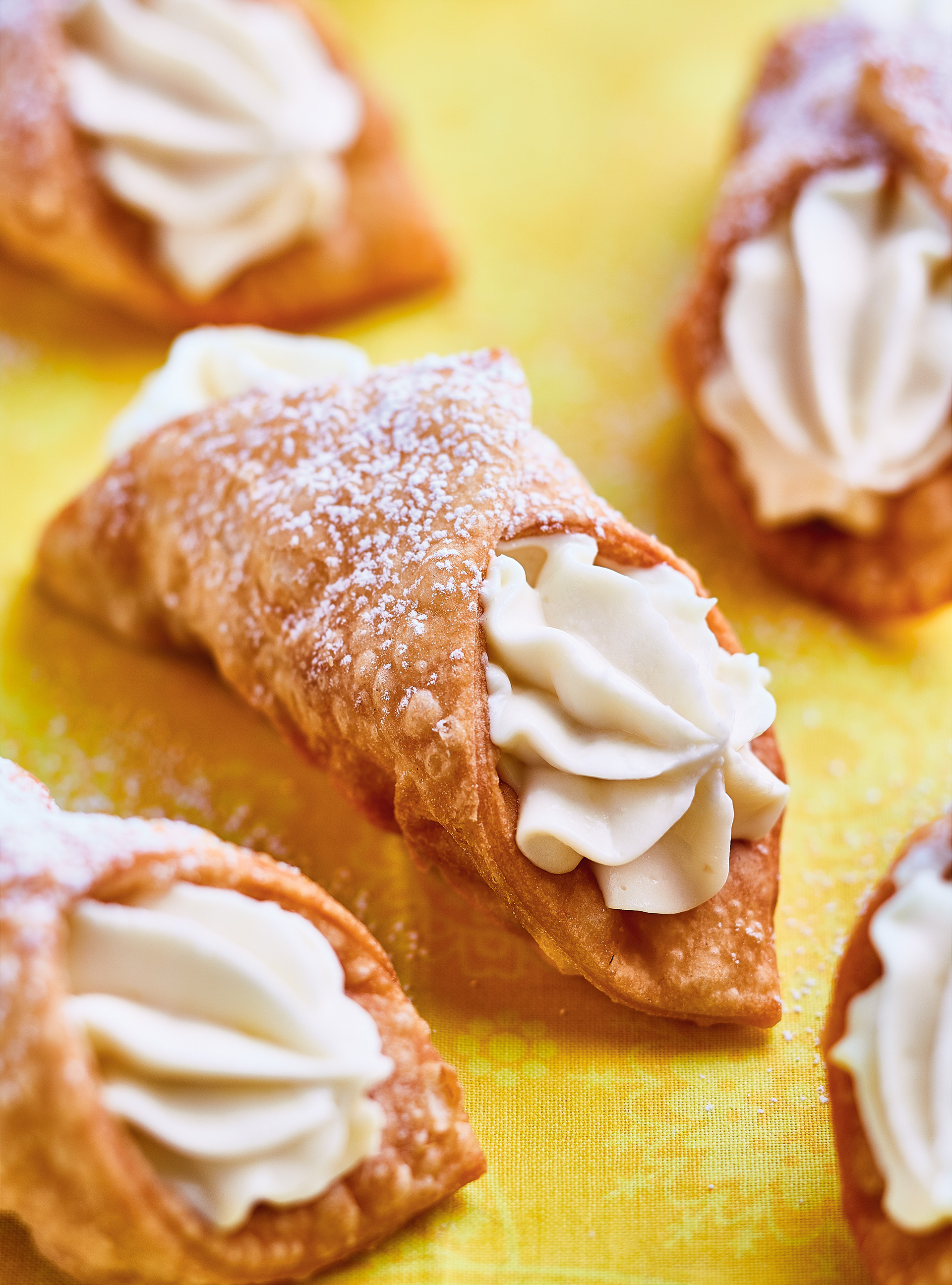 Mascarpone cream, Lemon twist, Ricotta filling, Tasty cannoli, 1920x2600 HD Phone