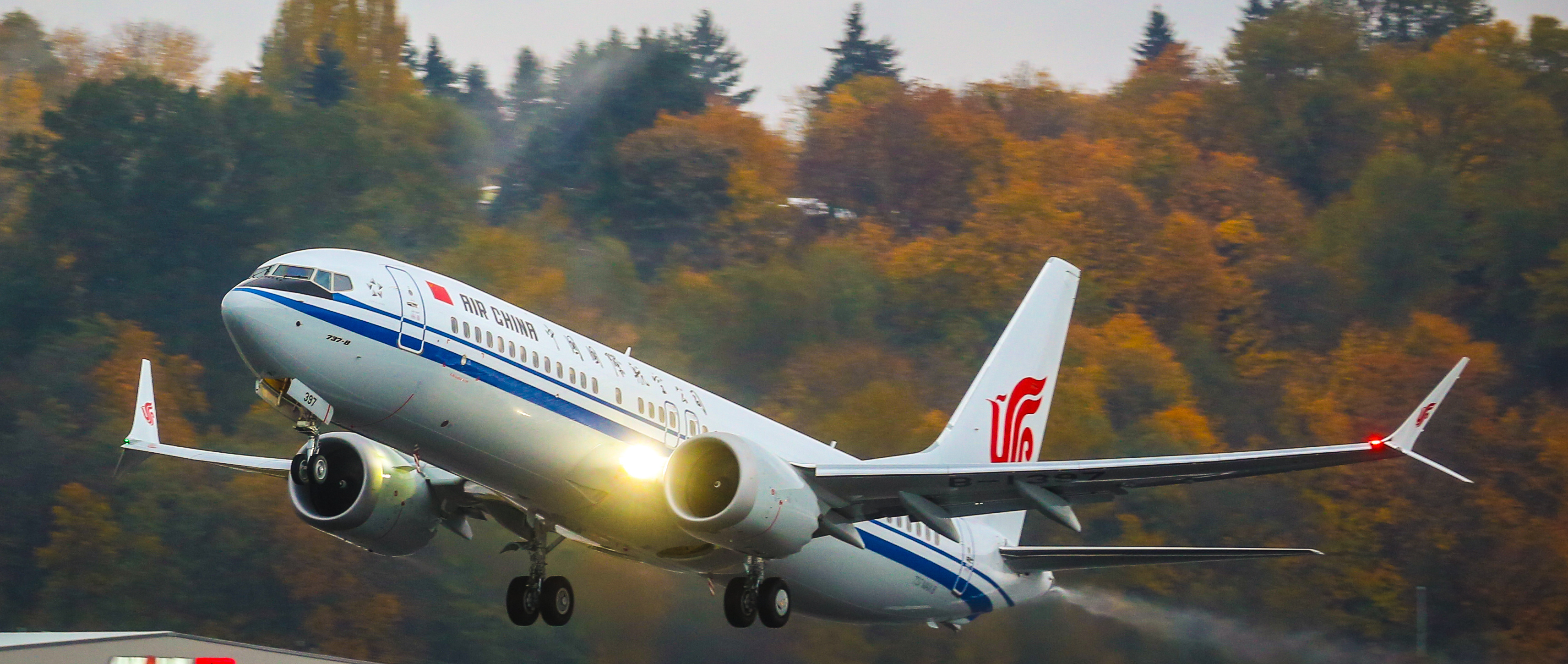 Air China, Zhoushan Boeing, China 737 delivery, Aerospace news, 3430x1450 Dual Screen Desktop