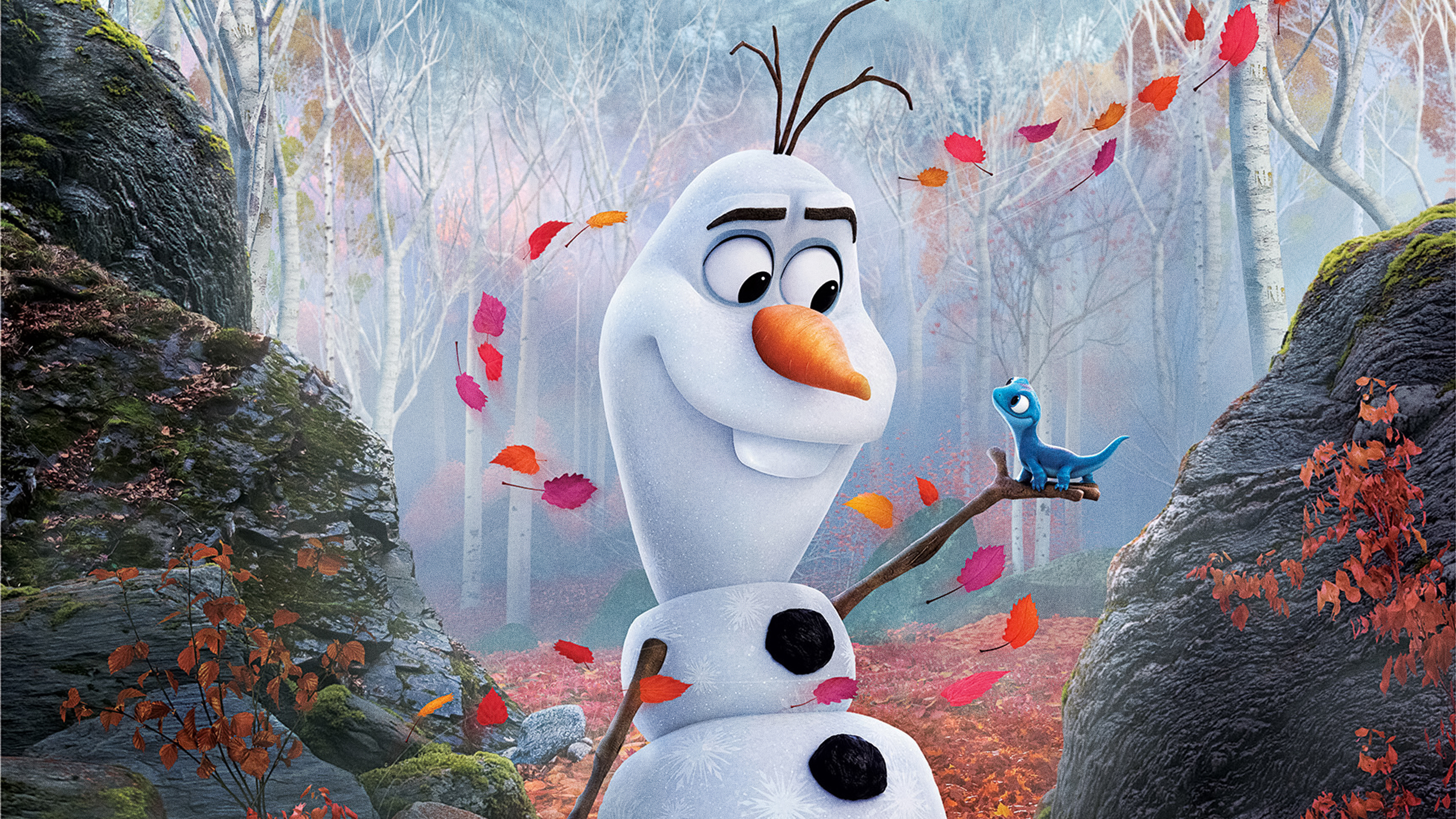 Bruni, Olaf (Frozen) Wallpaper, 3420x1920 HD Desktop