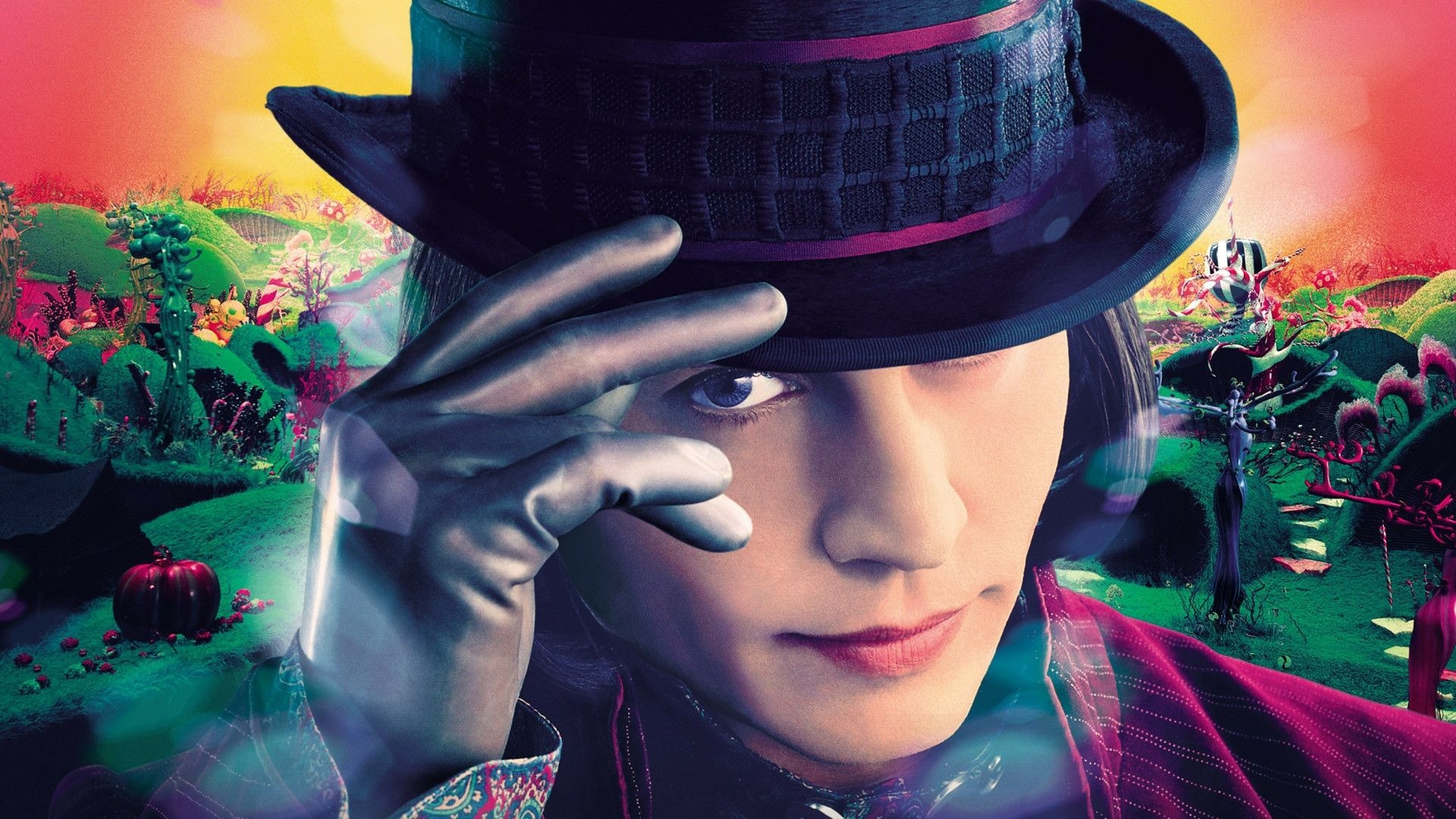 Johnny Depp, HD wallpaper, Background image, Willy Wonka, 1920x1080 Full HD Desktop