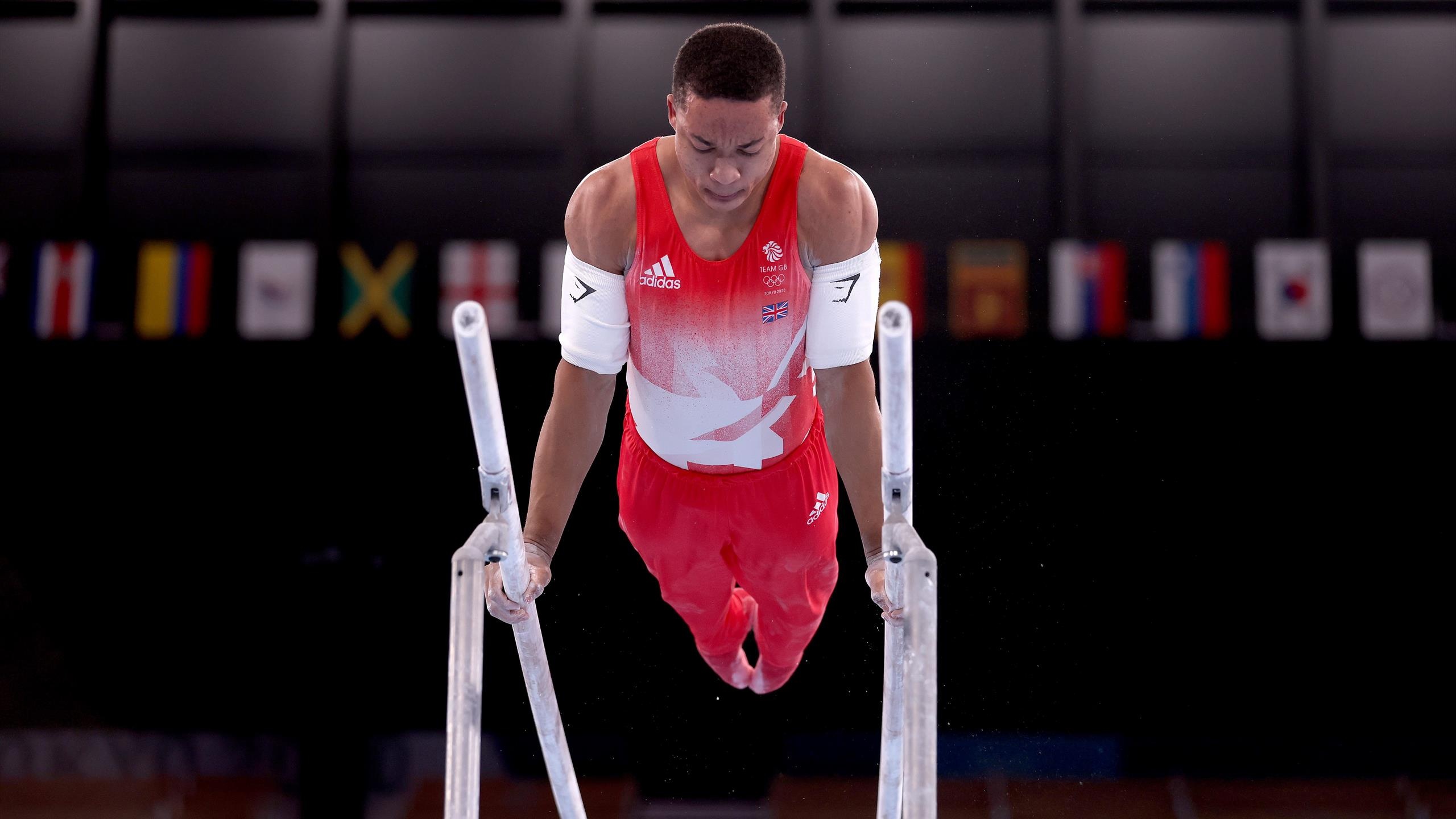 Tokyo 2020, Joe Fraser, Olympic medal, Parallel bars, 2560x1440 HD Desktop