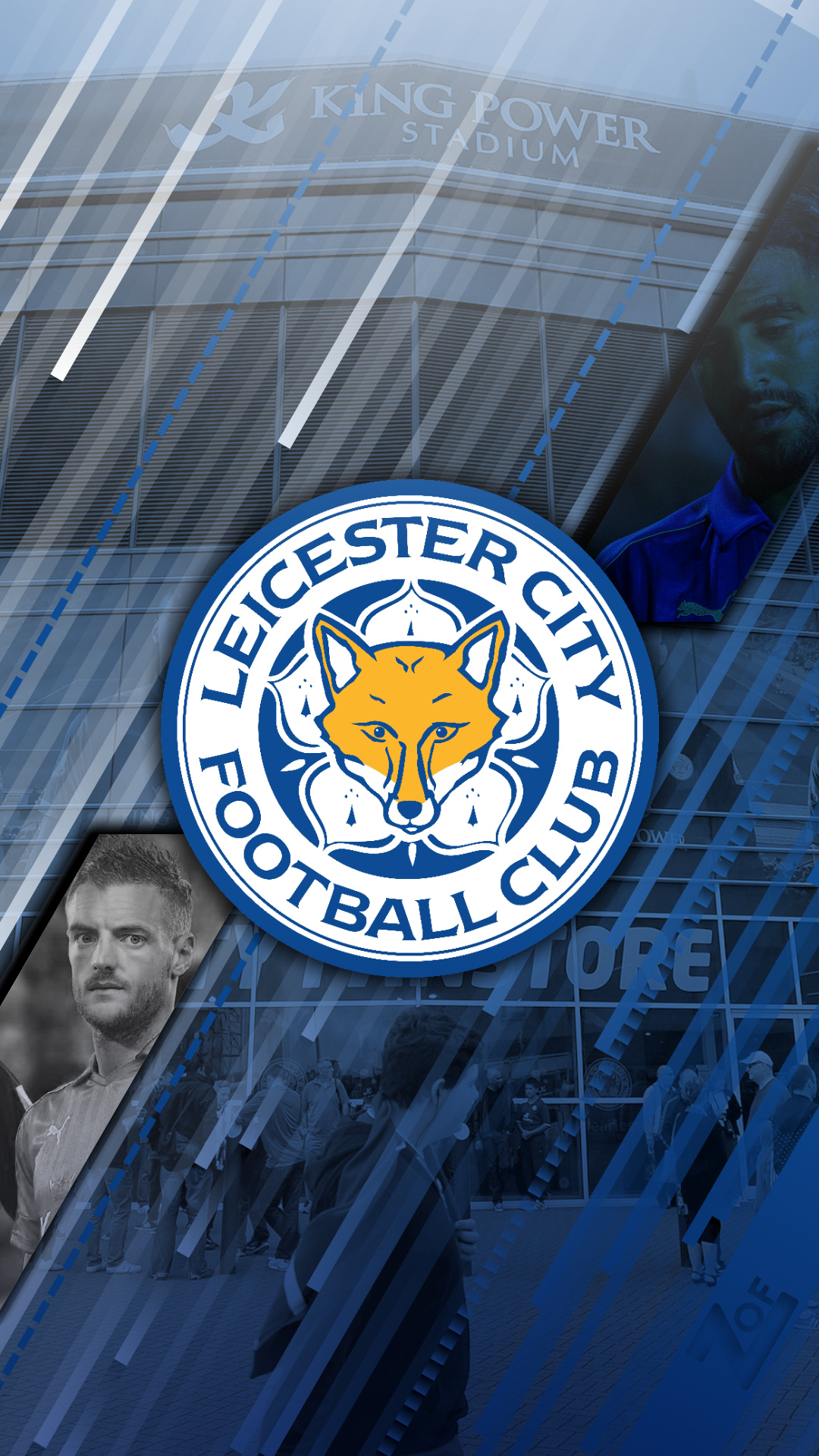 Leicester City, Premier League wallpapers, 2016/2017 season, 1080x1920 Full HD Phone