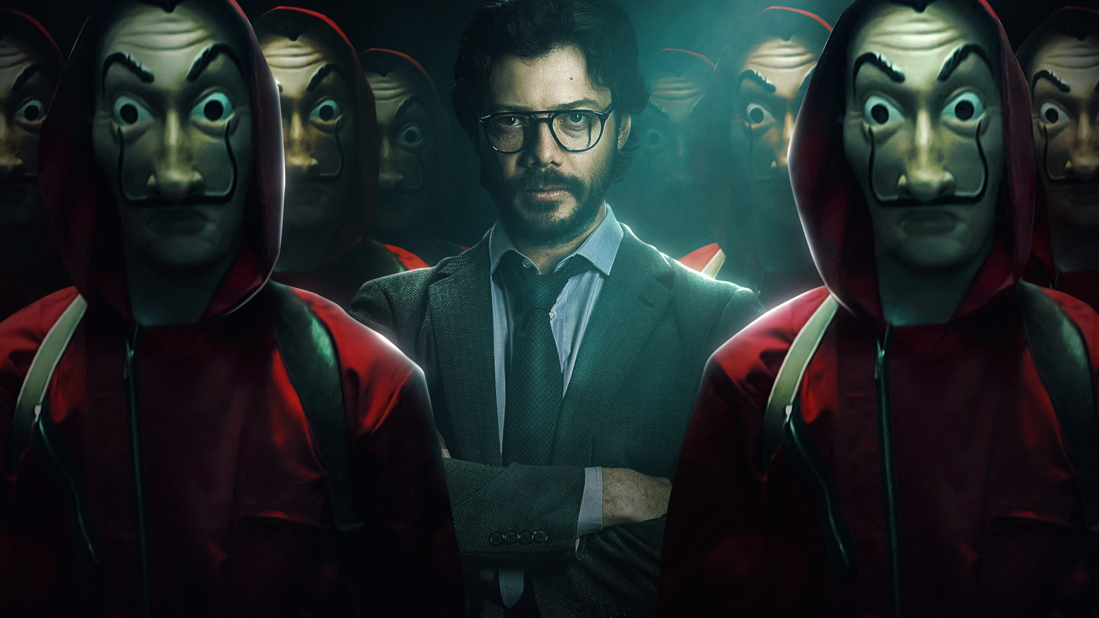 Money Heist, Dramatic storylines, Laptop wallpapers, TV show images, 3840x2160 4K Desktop