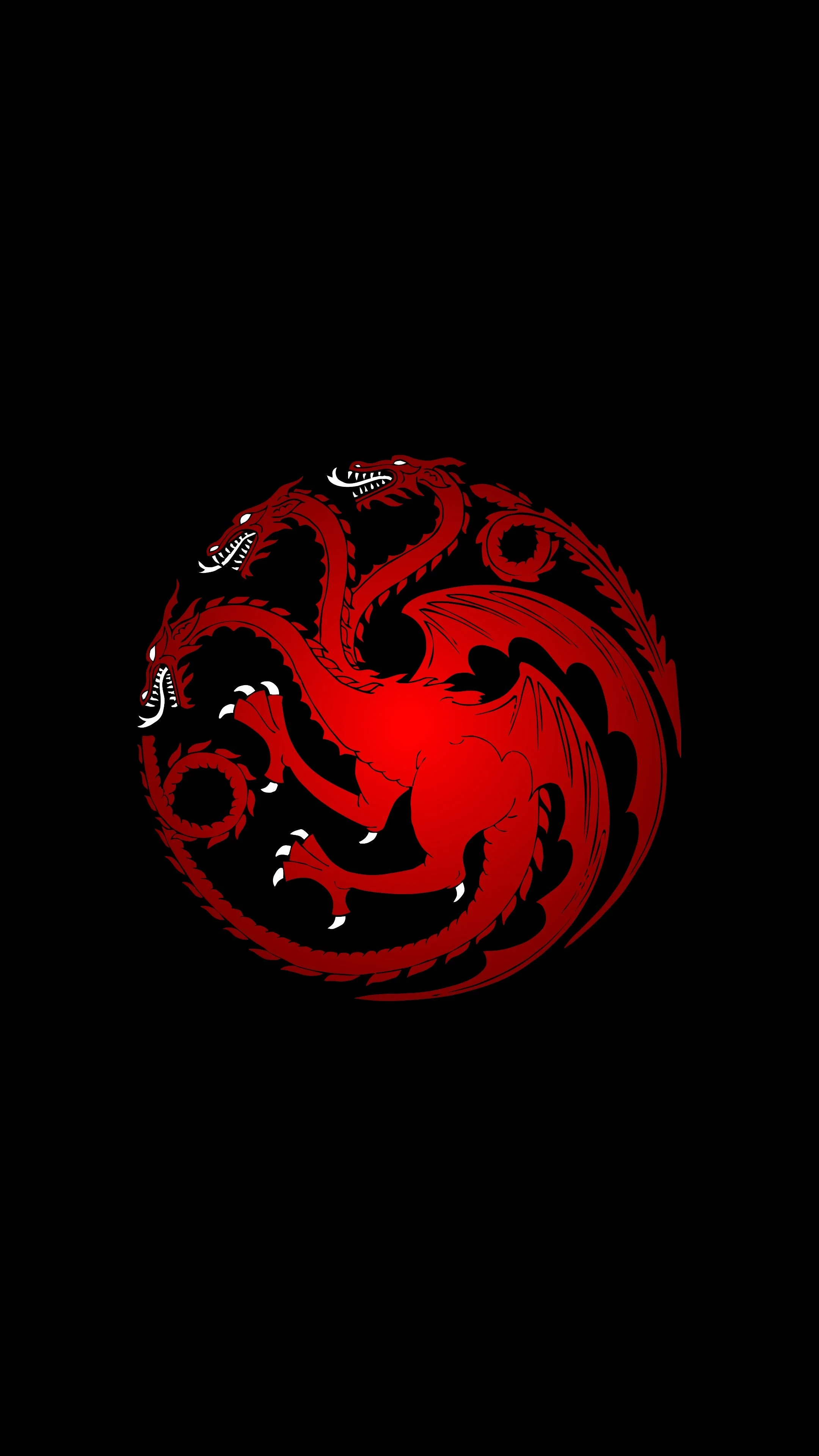 Coat of Arms, House Targaryen Wallpaper, 2160x3840 4K Phone