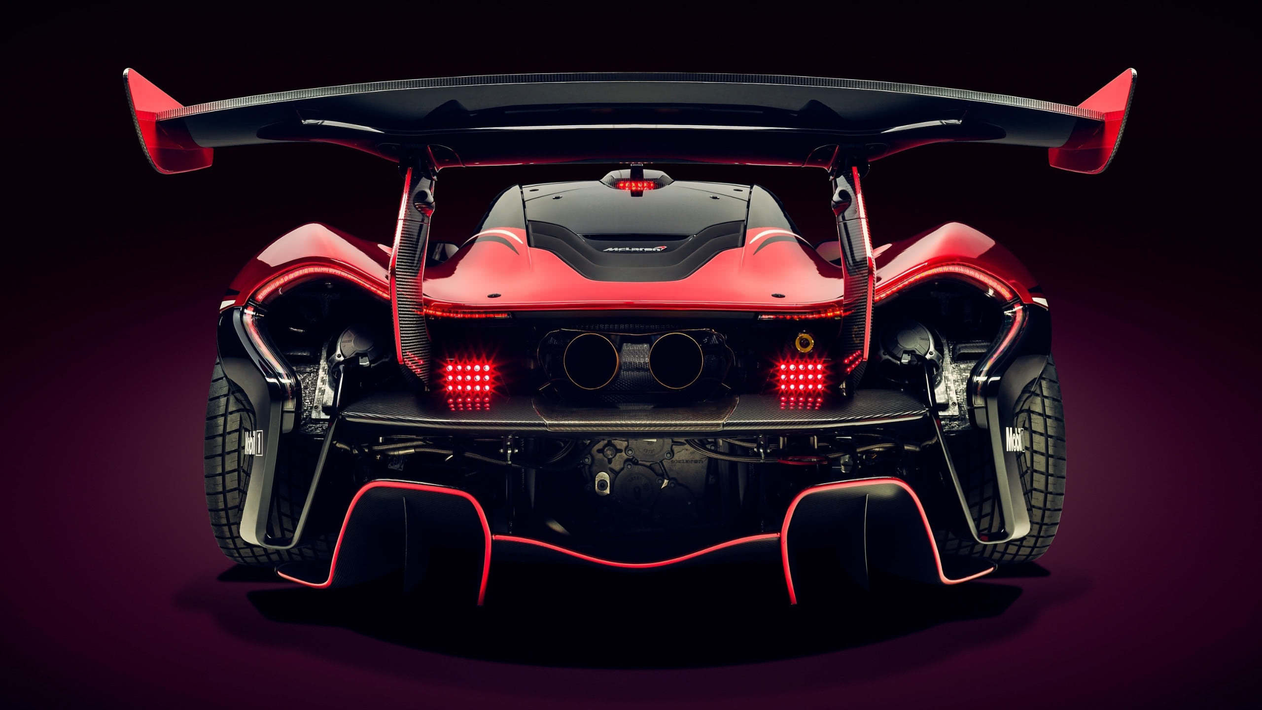 McLaren P1 GTR, Rear view, WQHD, 2560x1440 HD Desktop