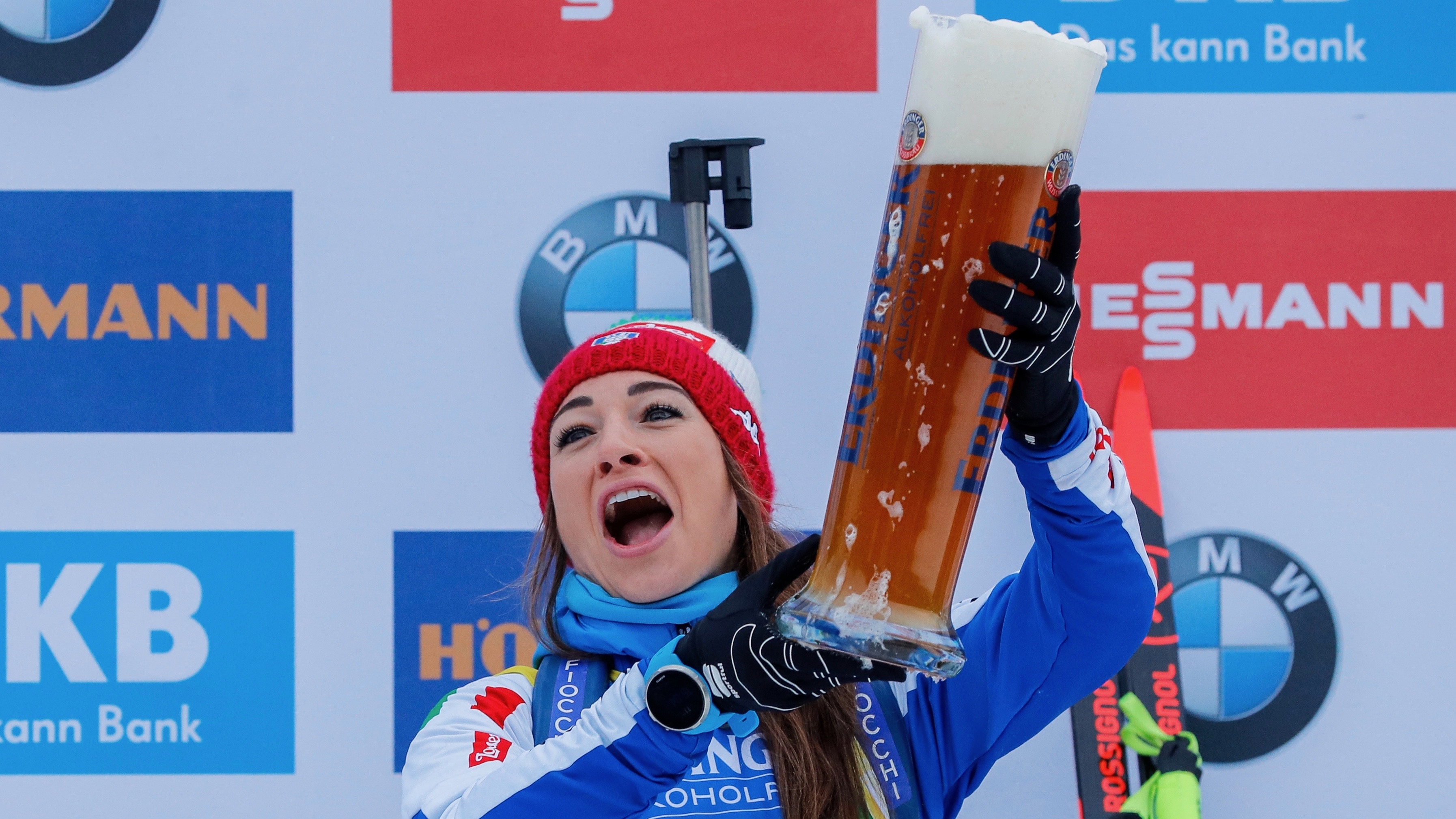 Dorothea Wierer, Ruhpolding, Remarkable performance, 3590x2020 HD Desktop