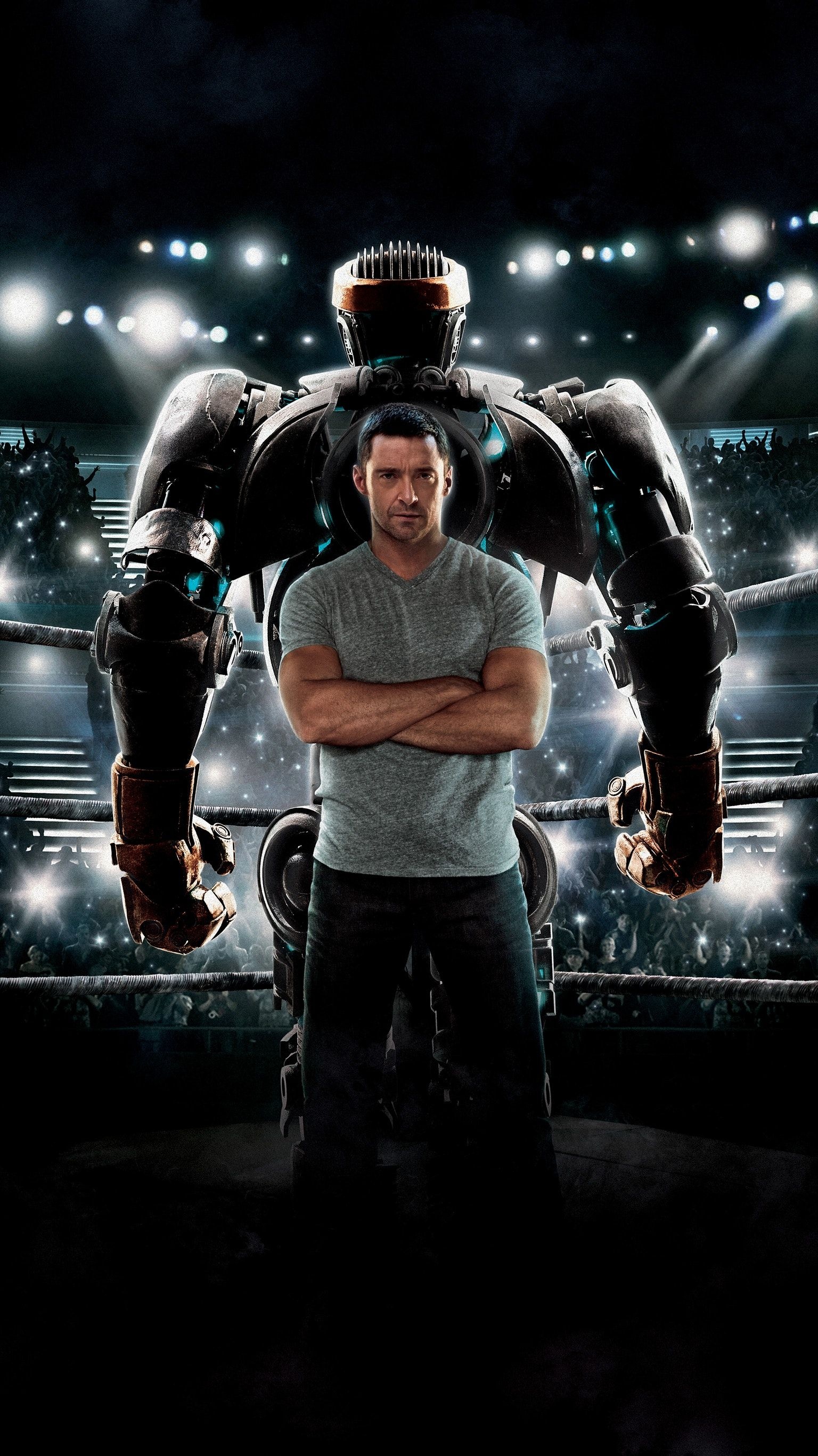 Action-packed, Real Steel movie, Exciting plot, Thrilling fight scenes, 1540x2740 HD Phone