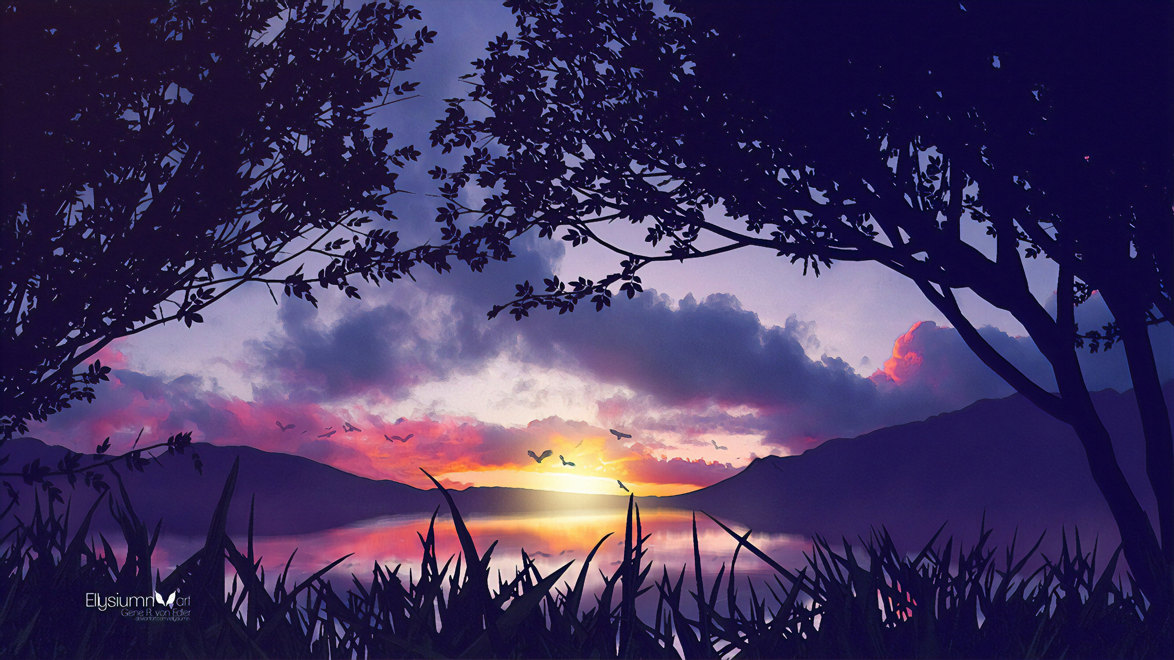 Breeze of summer artist wallpapers, HD 4K visuals, Captivating artwork, Nature-inspired masterpieces, 3840x2160 4K Desktop