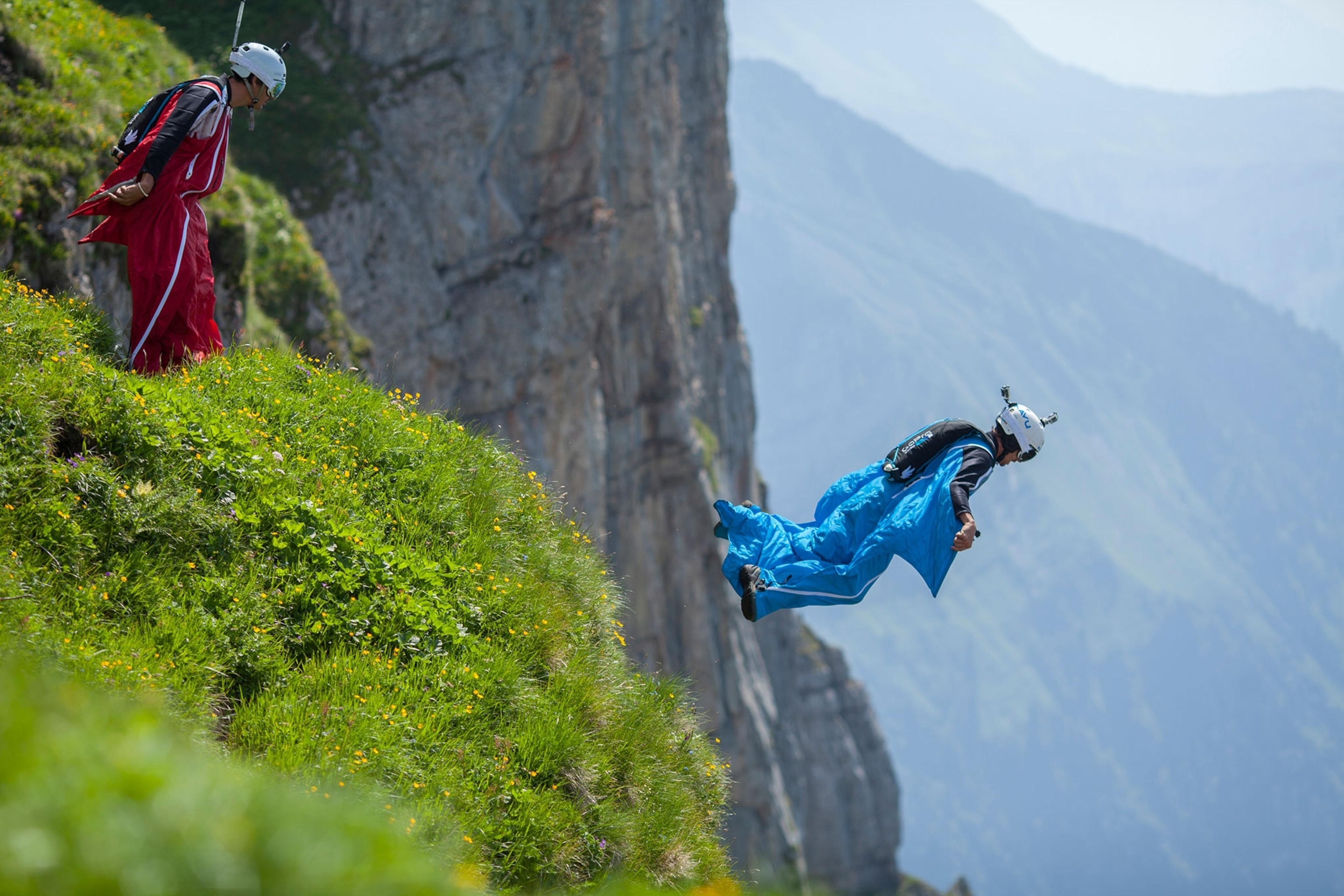 BASE jumping, Wingsuit, Become safer, Complicated, 3080x2050 HD Desktop