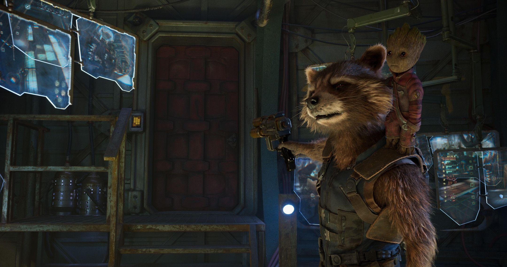 Rocket Raccoon, Cool wallpapers, Space-bound hero, Action-packed, 2160x1140 HD Desktop