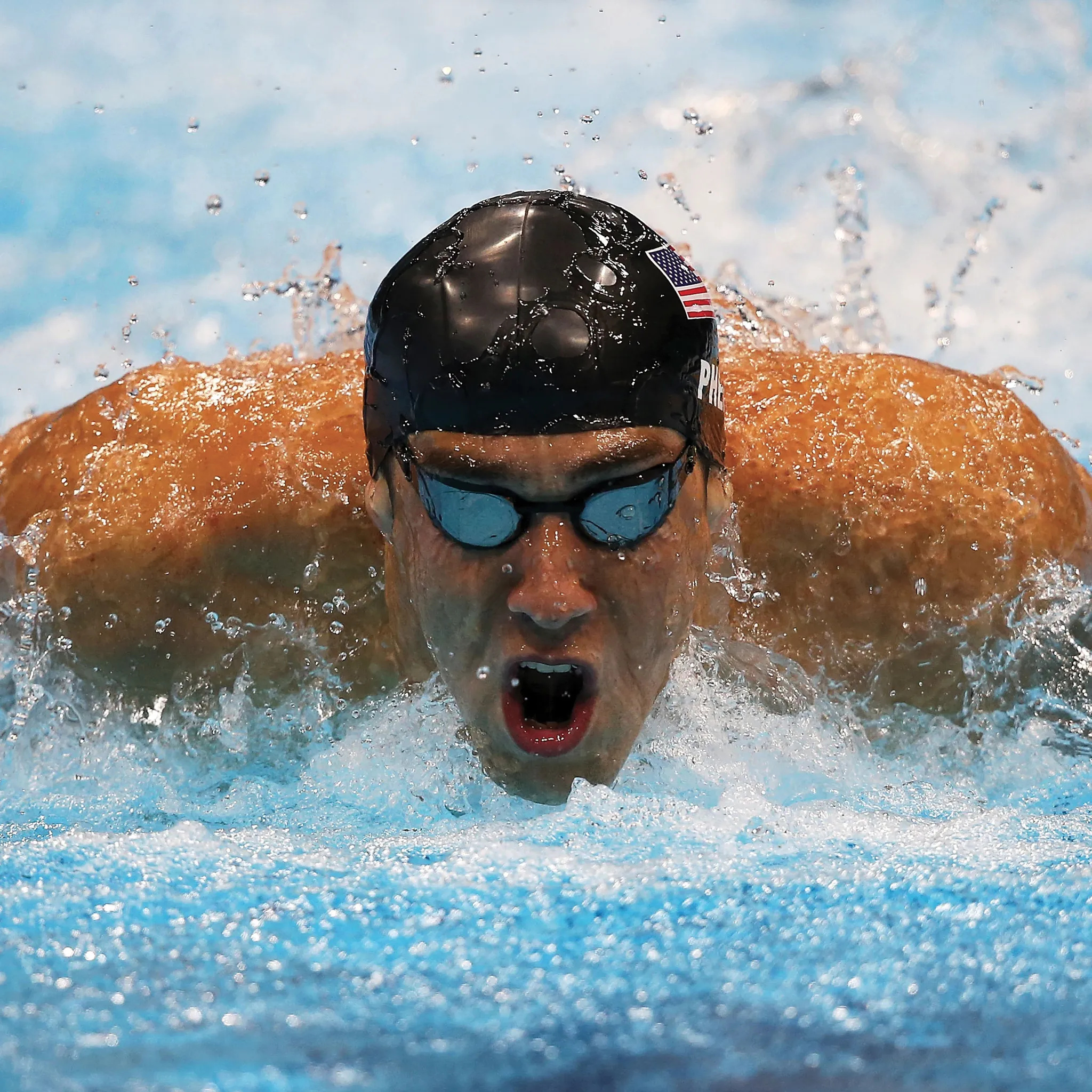 Michael Phelps, iPad retina wallpaper, iPhone compatibility, Free download, 2050x2050 HD Phone