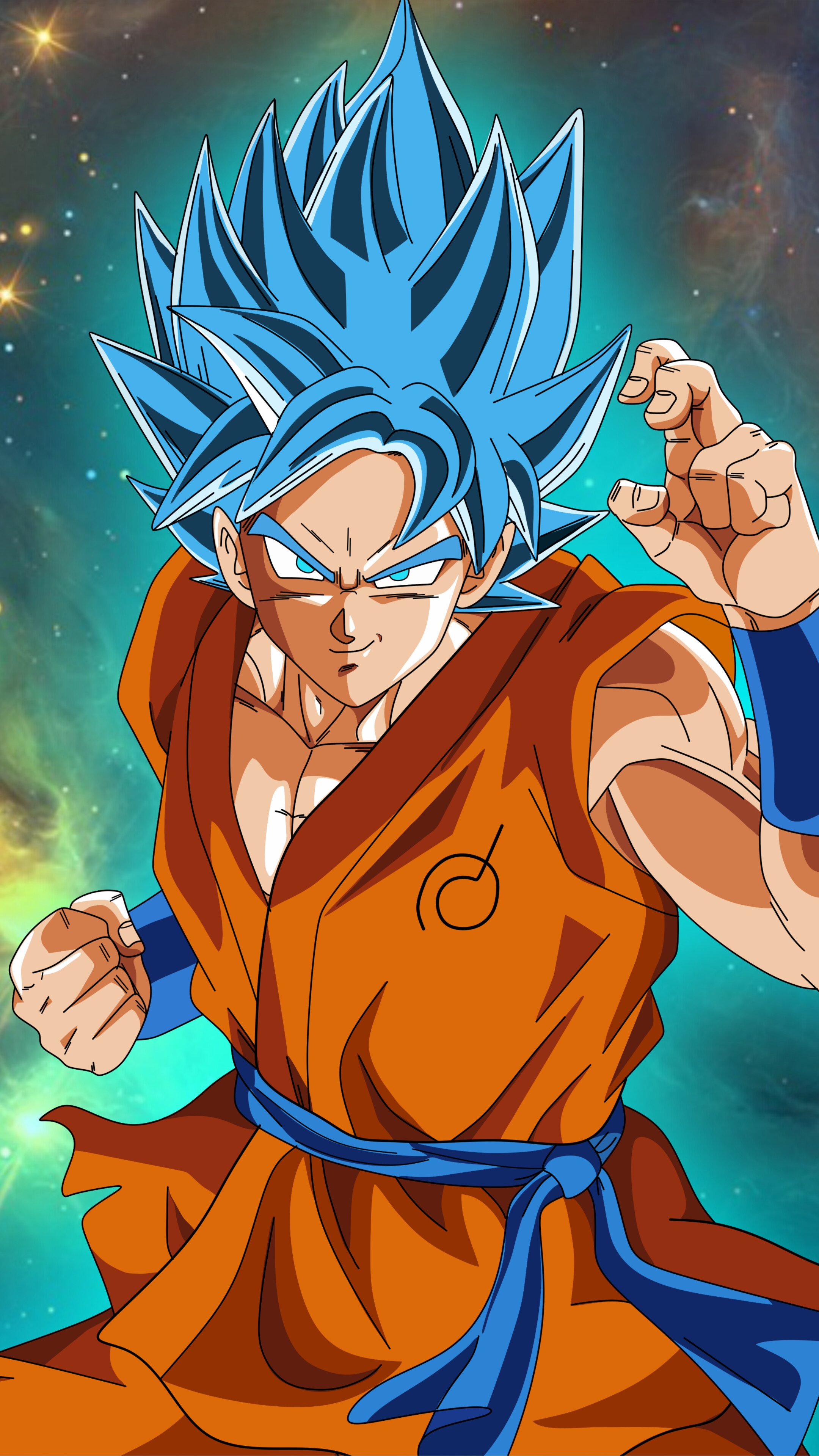 Anime Dragon Ball Super, Epic battles, Intense action, Anime genre, 2160x3840 4K Phone