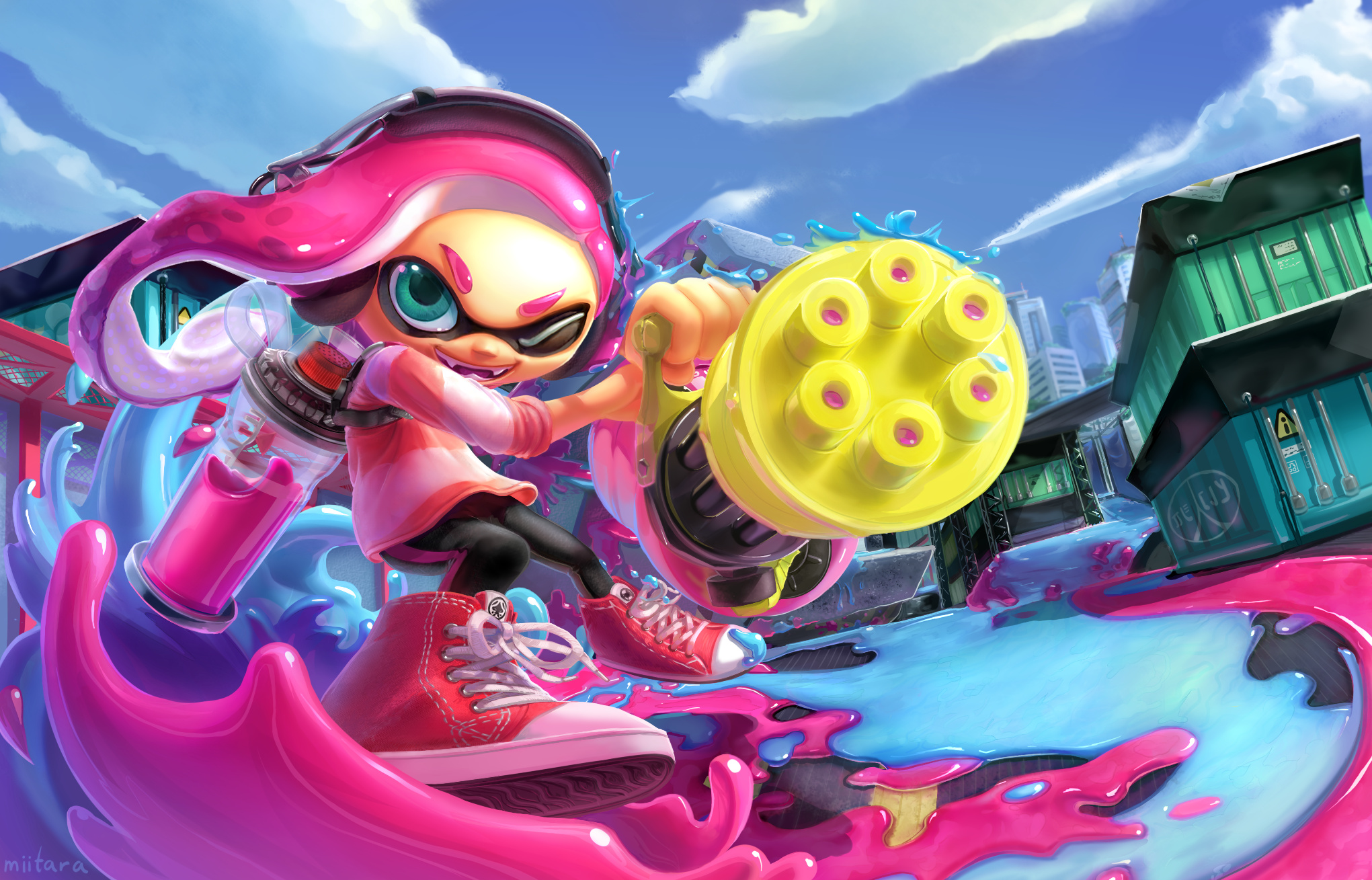 Splatoon 3, Cotton fashion, Splatoon 2 wallpaper, iPhone accessories, 2050x1310 HD Desktop