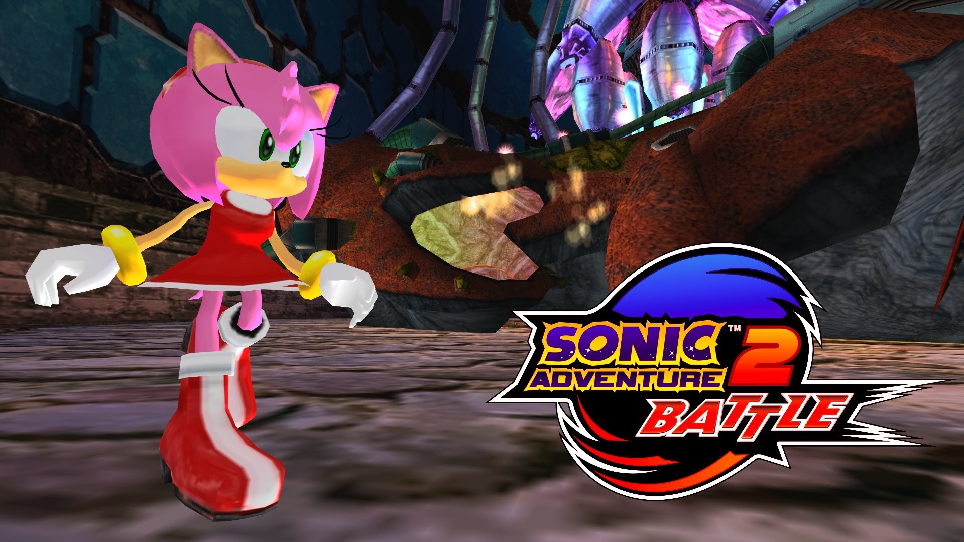 Amy Rose, Sonic Adventure 2 Battle, Space Colony ARK, Full HD Desktop wallpaper