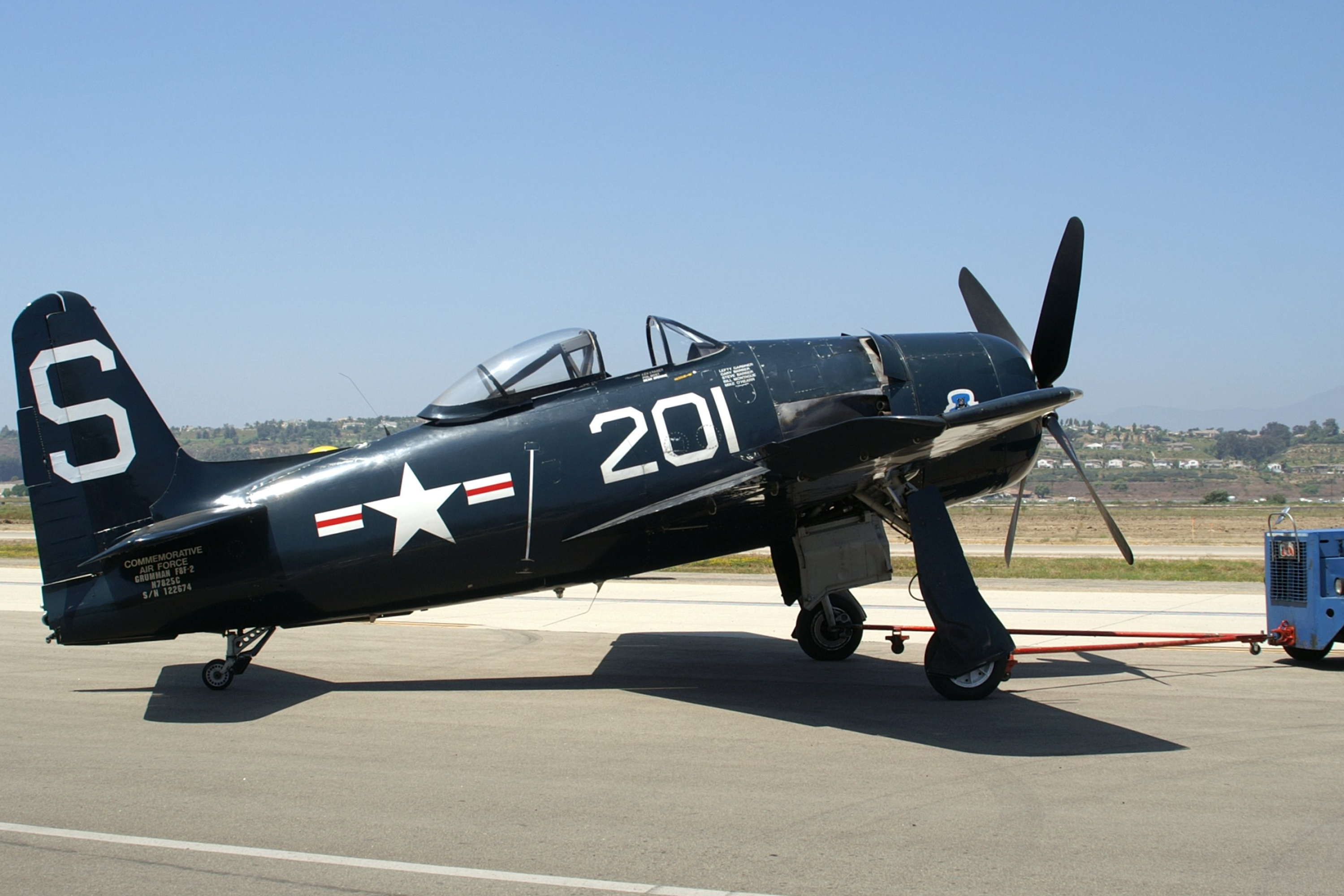 Grumman Bearcat, Grumman F8F Bearcat, USN fighter, 3000x2000 HD Desktop