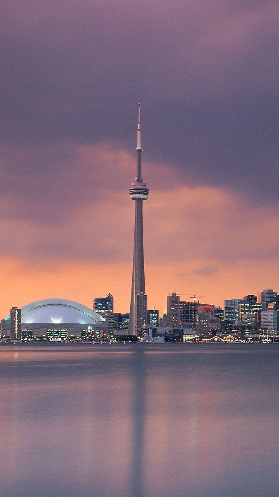 Toronto phone wallpapers, CN Tower, 1080x1920 Full HD Phone