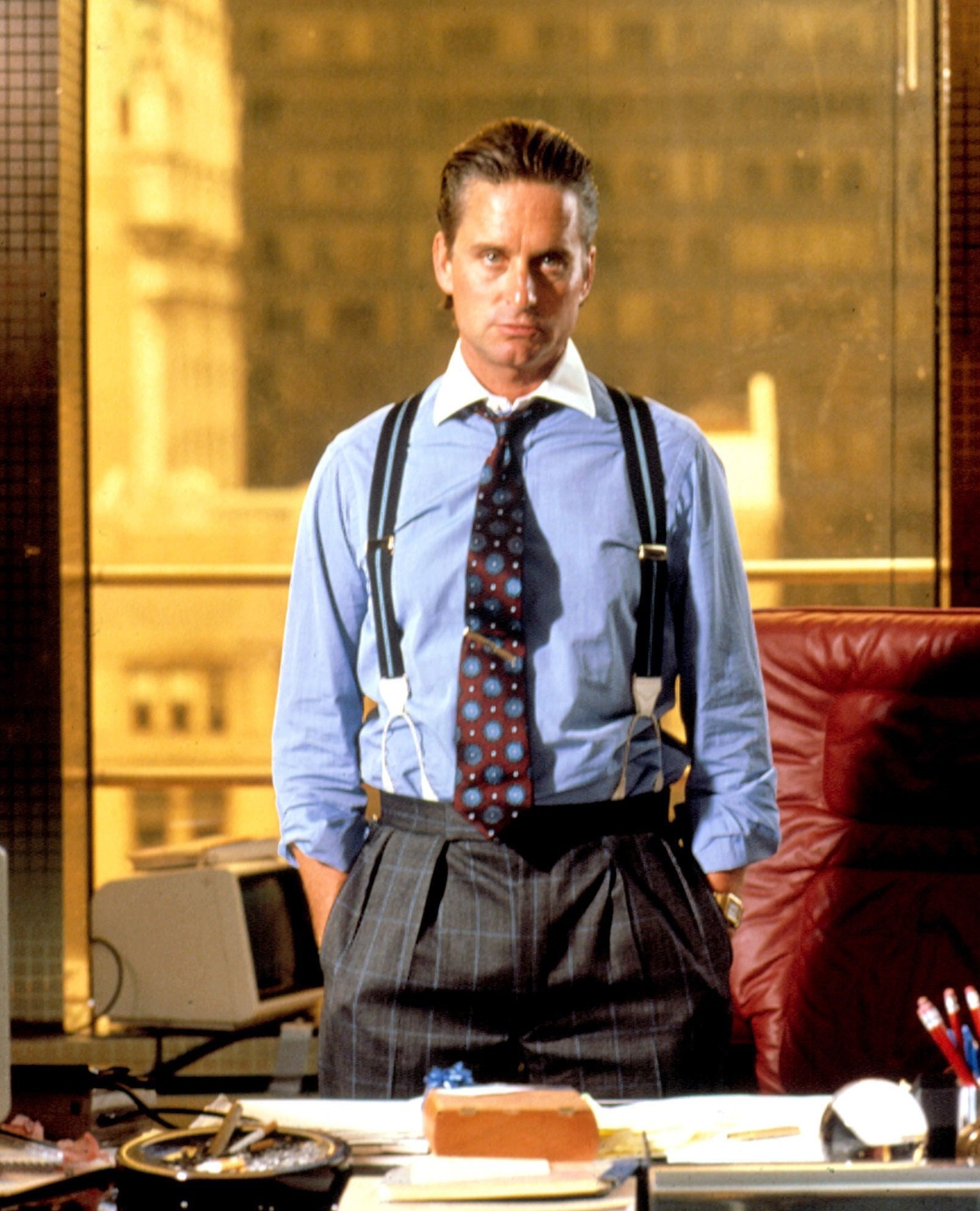 Gordon Gekko, Wall Street movie, Corporate greed, Stock exchange, 1610x1990 HD Phone